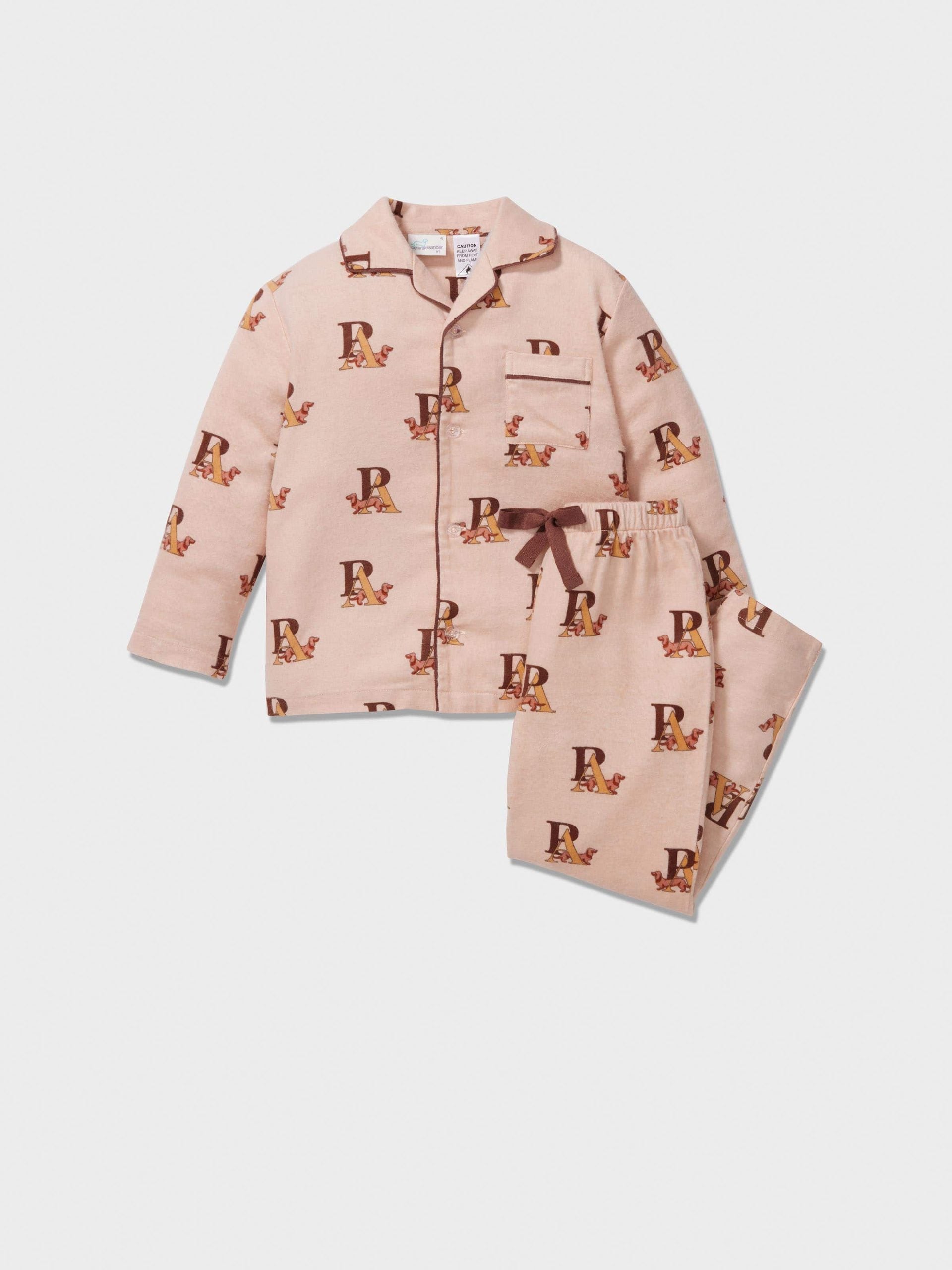 Jnr Boys P.A. Logo Classic Long Pj Set multi image 0