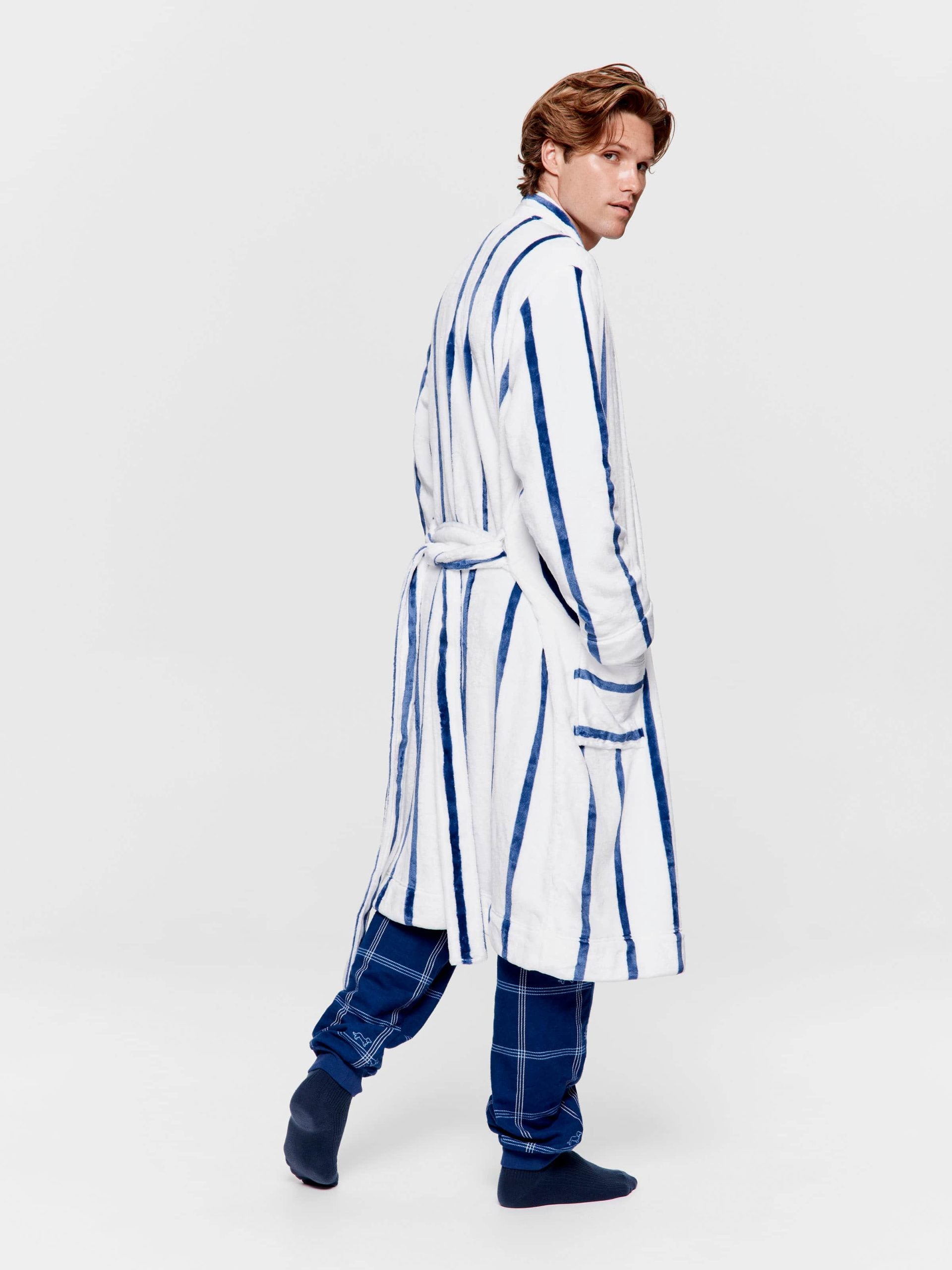 Navy Stripe Gown multi image 2