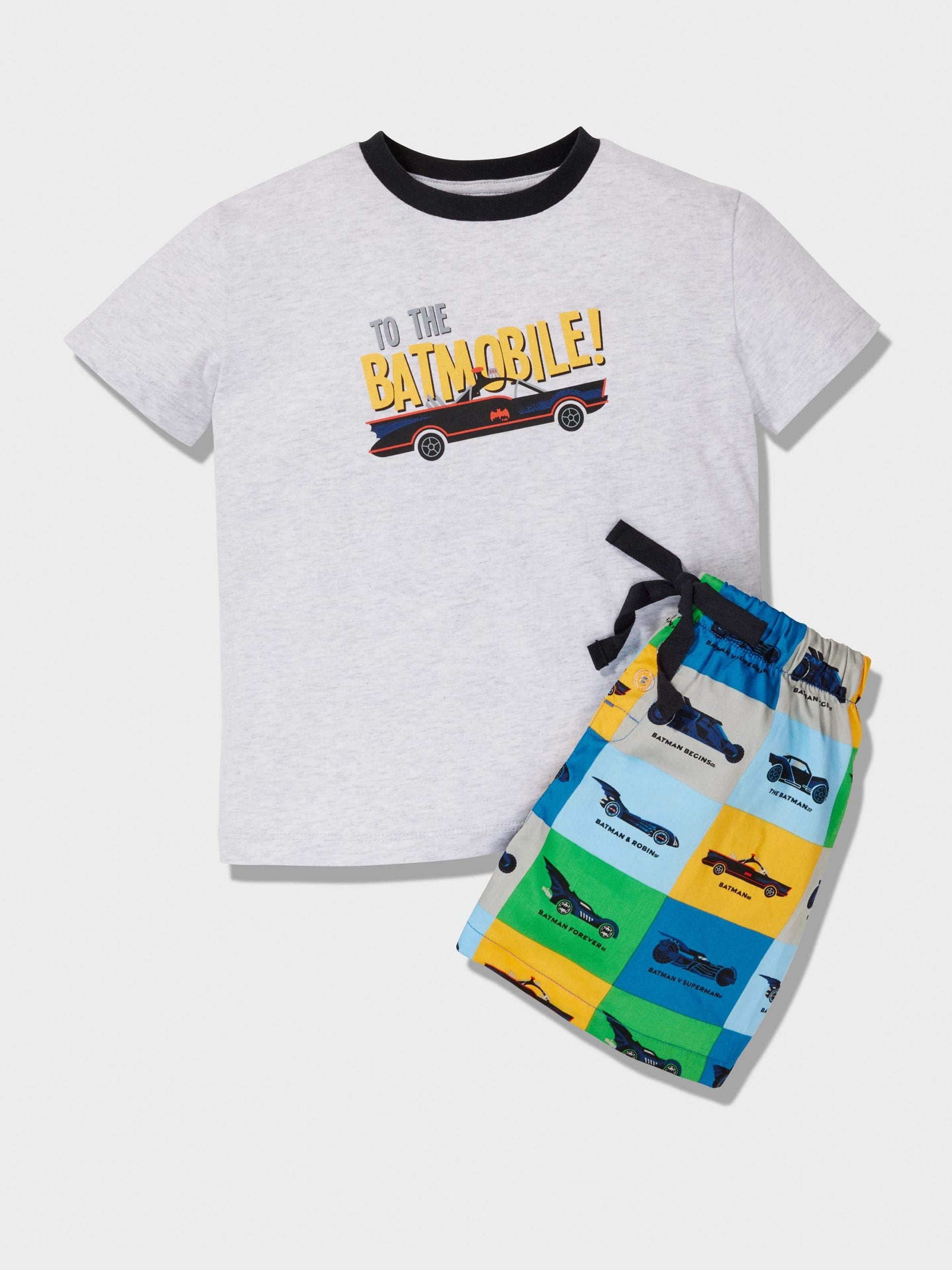 Boys Batmobile Short Pj Set multi image 2