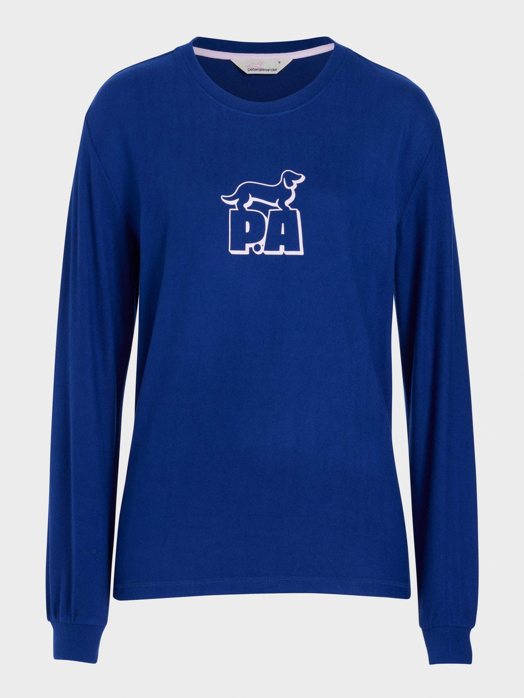 Navy Plush Block Logo Sweater navy image 3