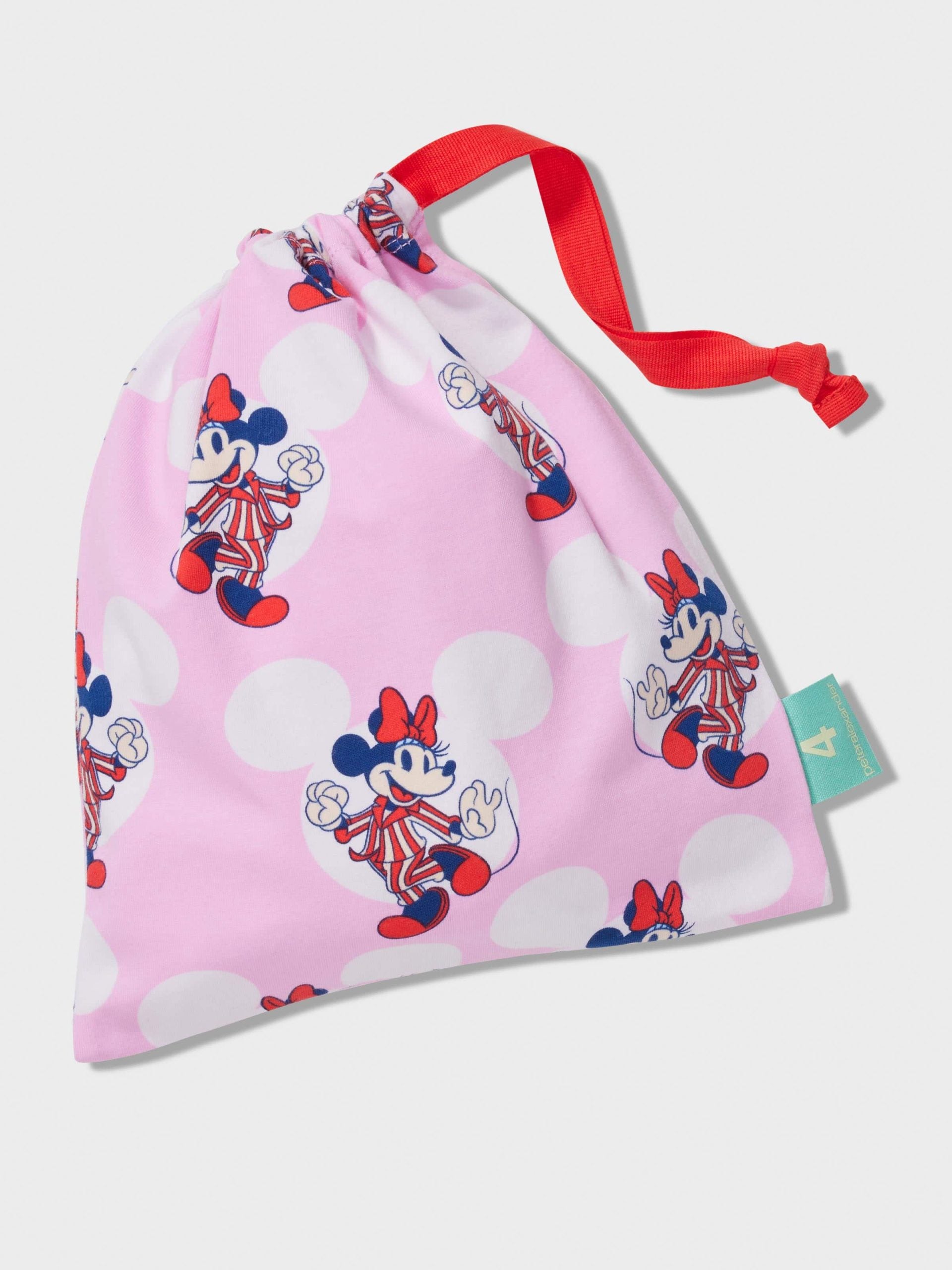 Jnr Girls Disney Minnie Short Pj Set Multi image 3