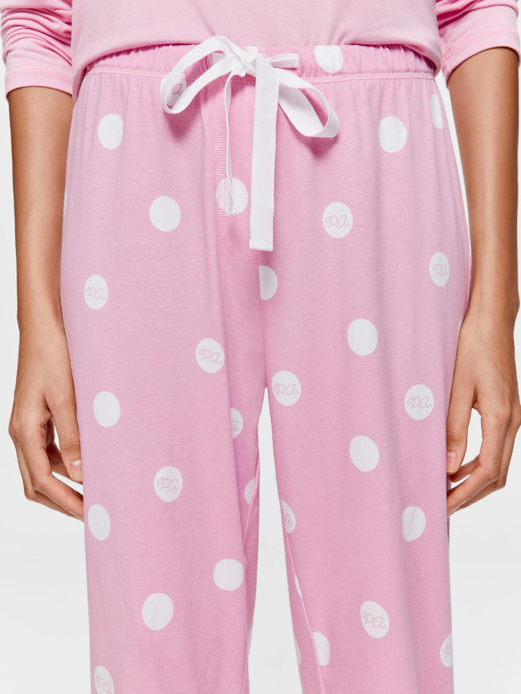 Pink Spotted Easy Pj Pant pink image 1