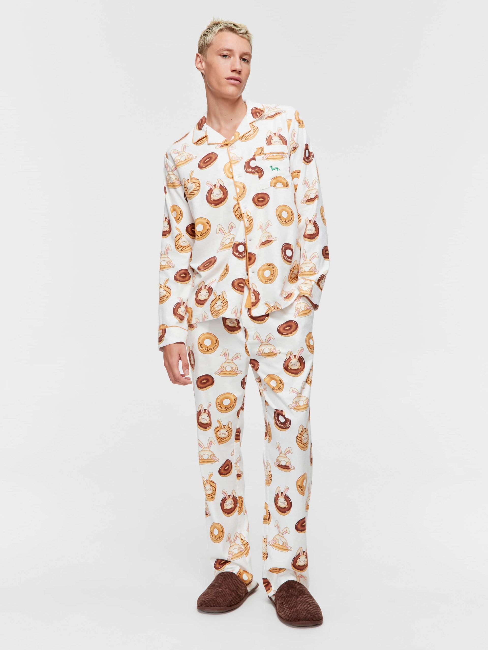 Krispy Kreme Bunnies Bamboo Flannelette Long Sleeve Pj Set multi image 2