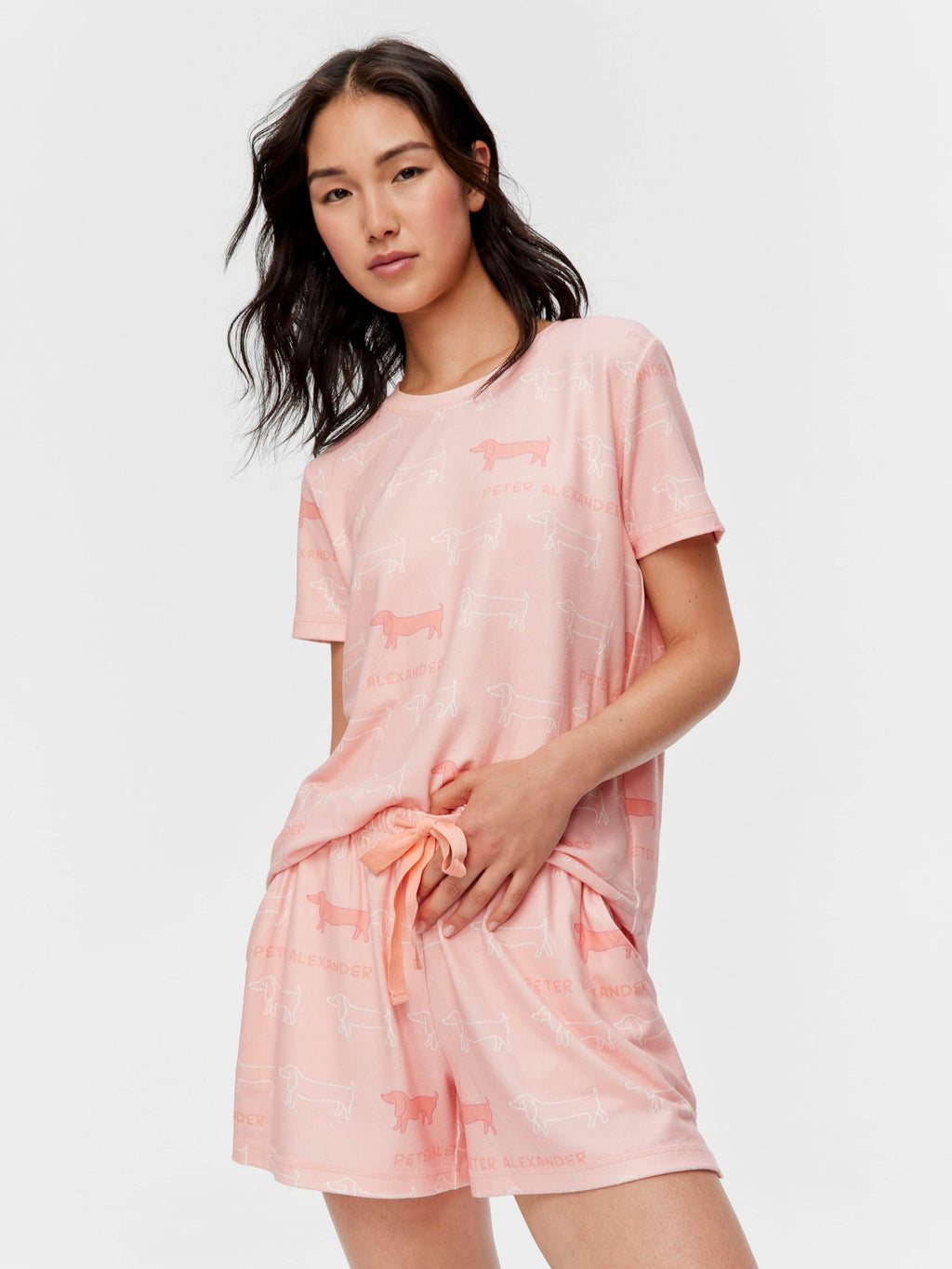 Plush Peach Penny Mid Short multi image 2