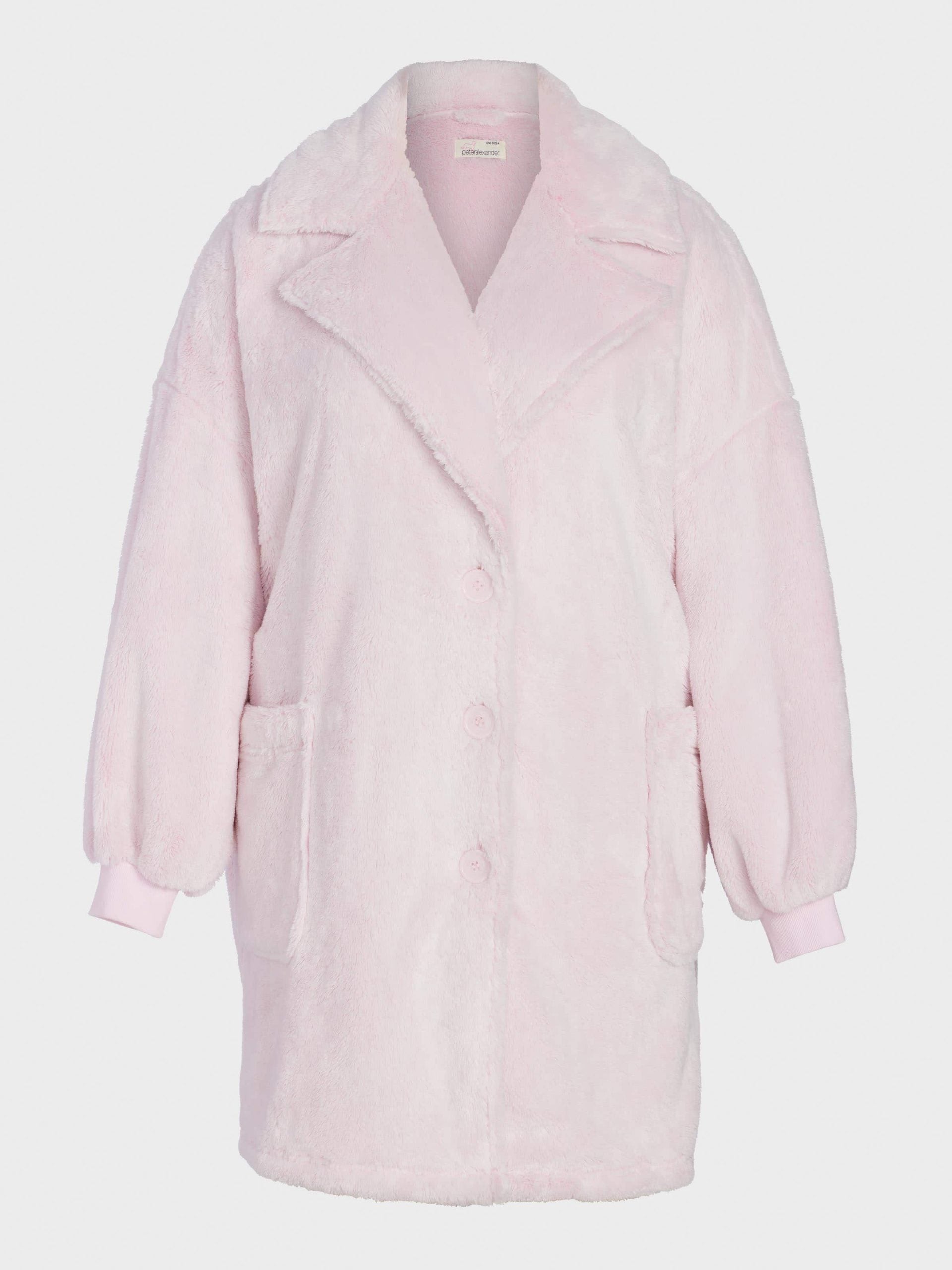 P.A. Plus Oversized Fluffy Pink Gown Pink image 4