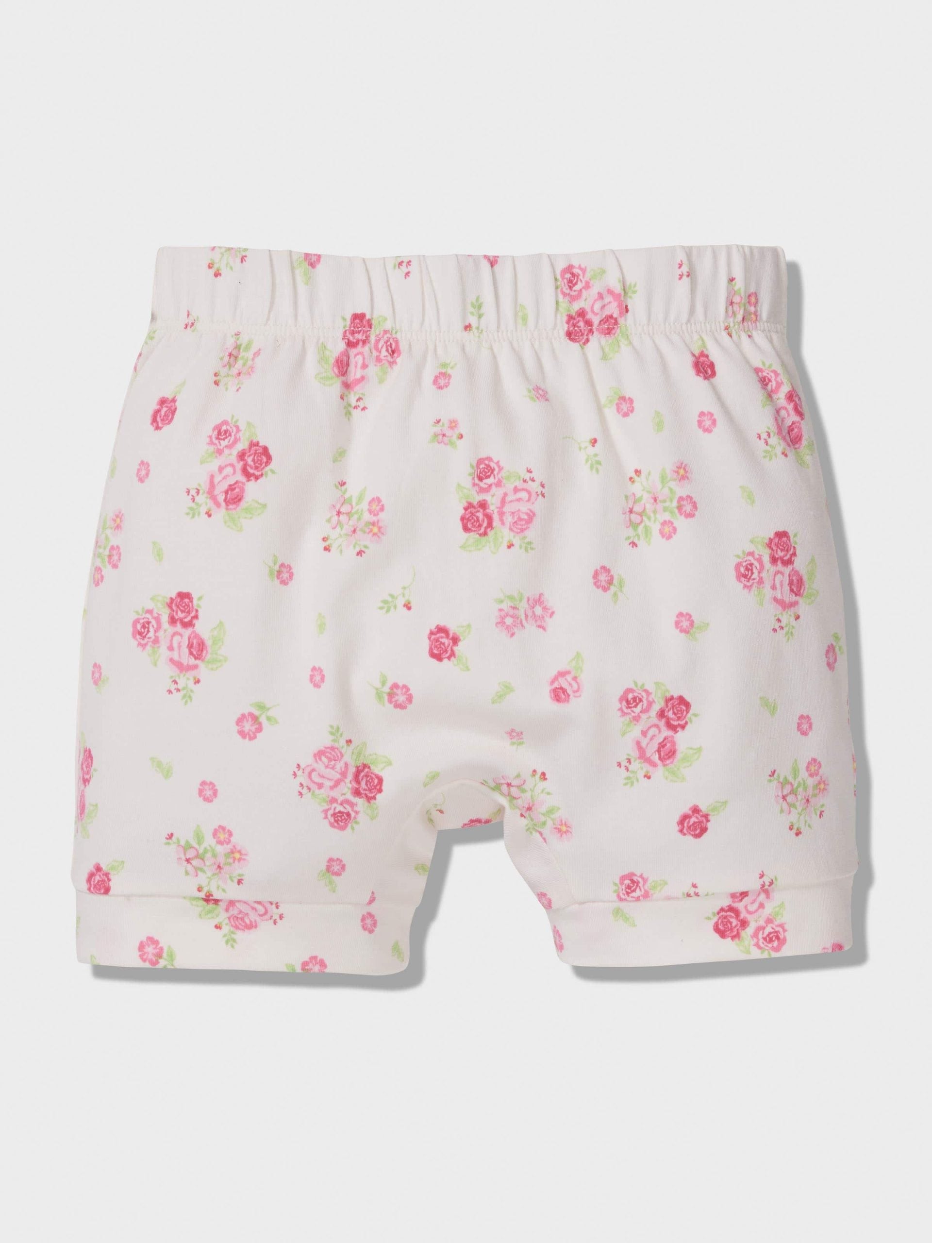 Baby Floral Print Pj Set pink image 1