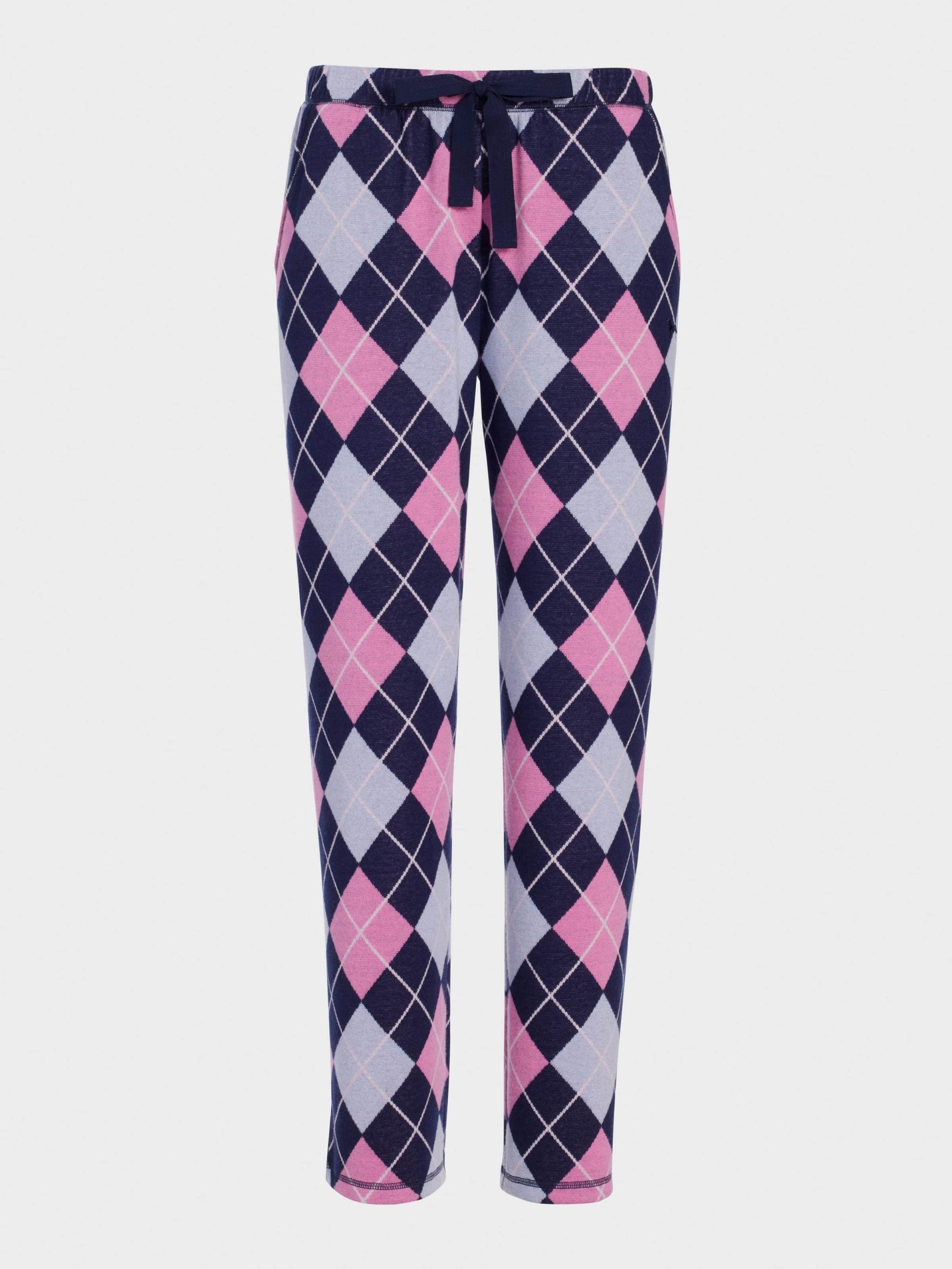 Argyle Straight Leg Pj Pant multi image 3