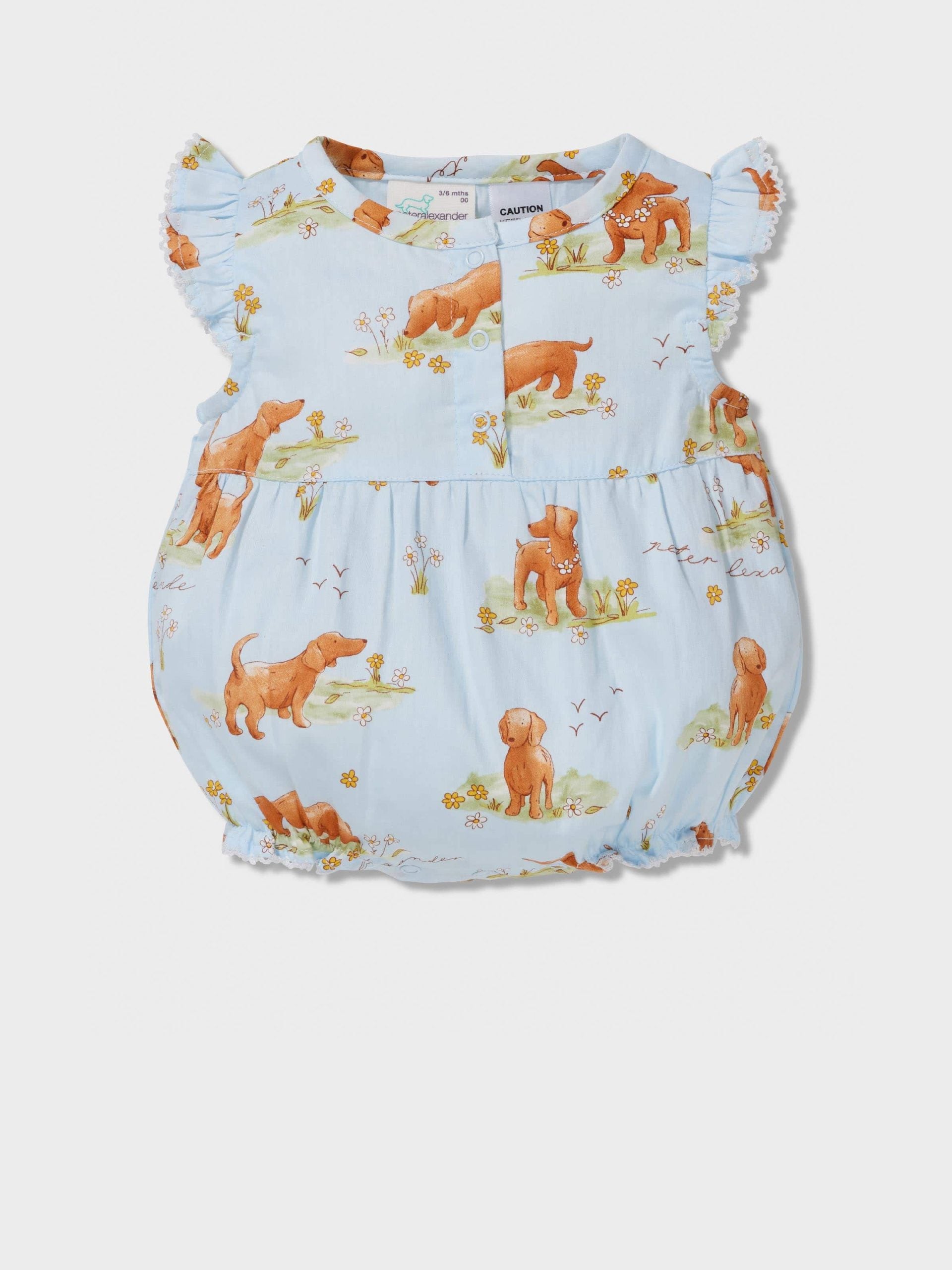Baby Vintage Penny Print Romper multi image 2