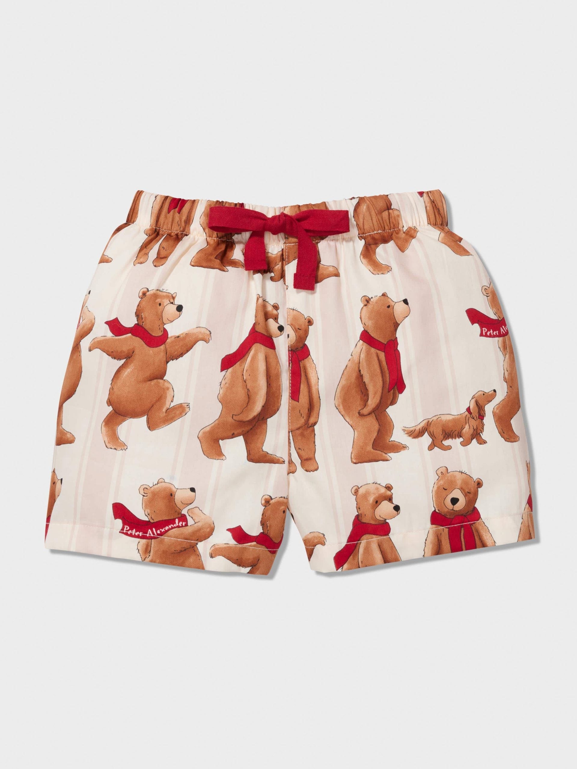Jnr Kids Bear Cub Short Pj Set multi image 1