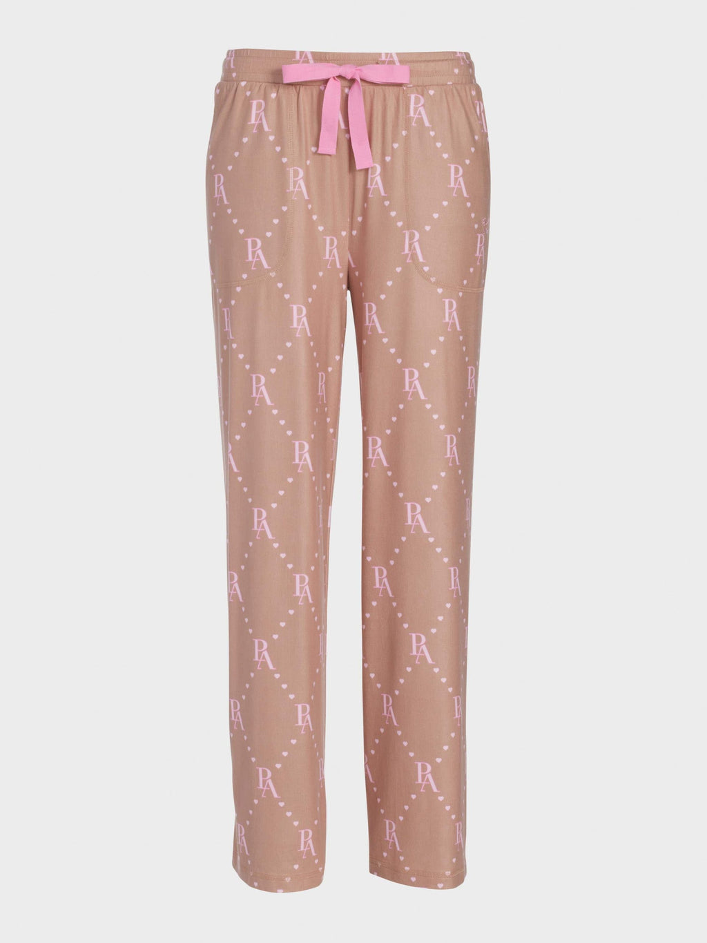 Caramel Logo Plush Wide Leg Pj Pant multi image 3