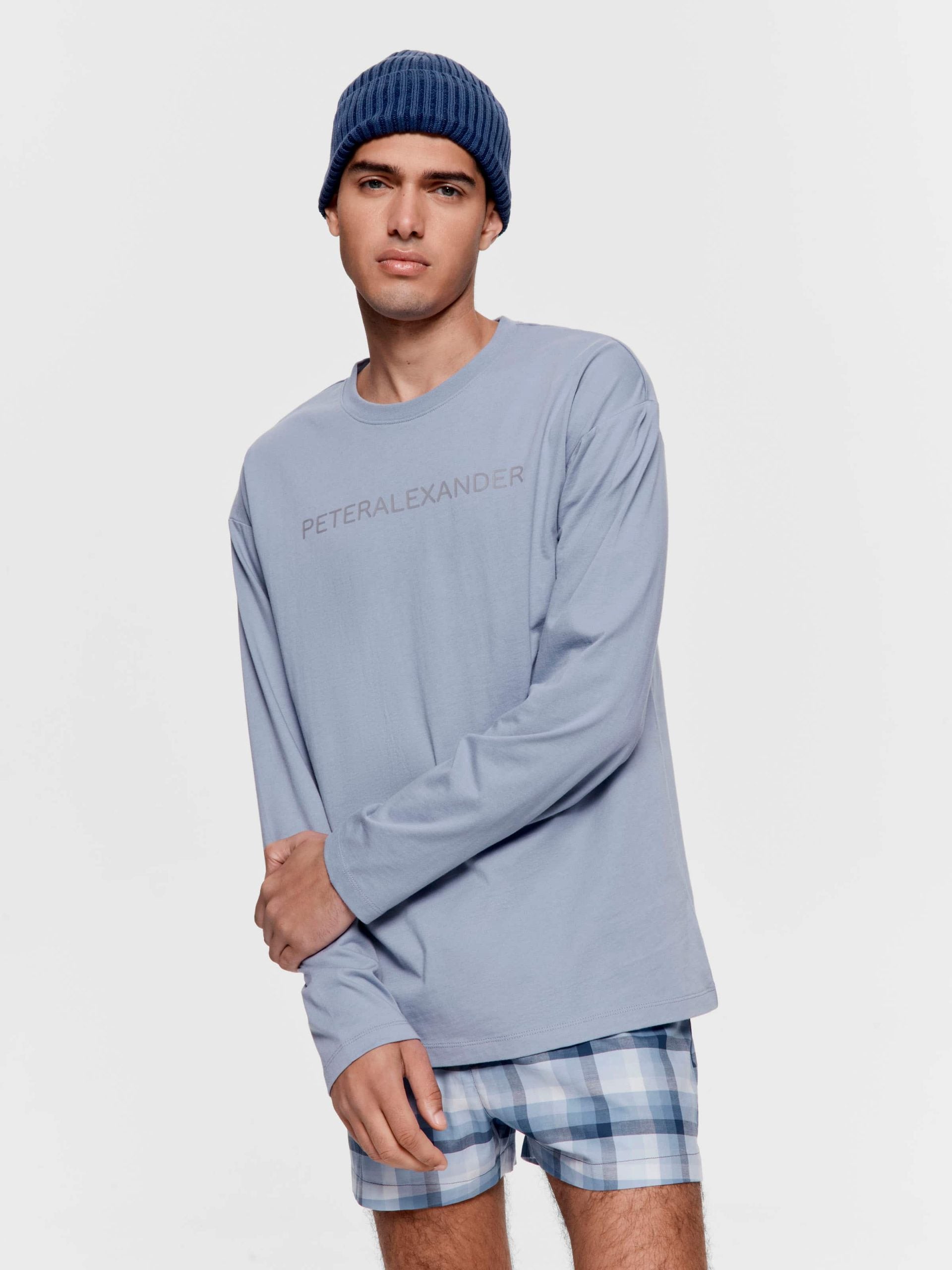 P.A Long Sleeve Raglan Top blue image 0
