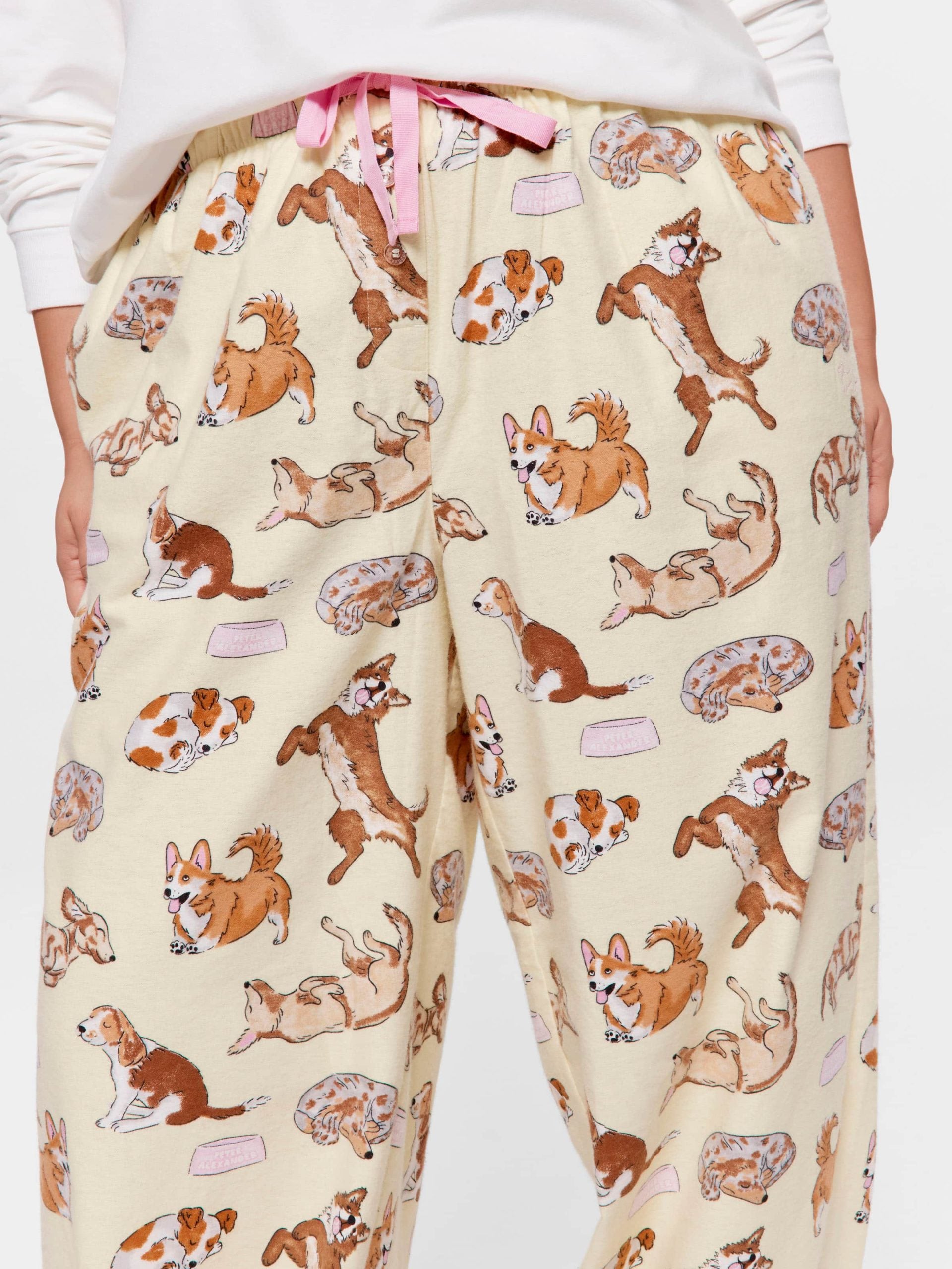 P.A. Plus Happy Dogs Flannelette Classic Pj Pant Multi image 1