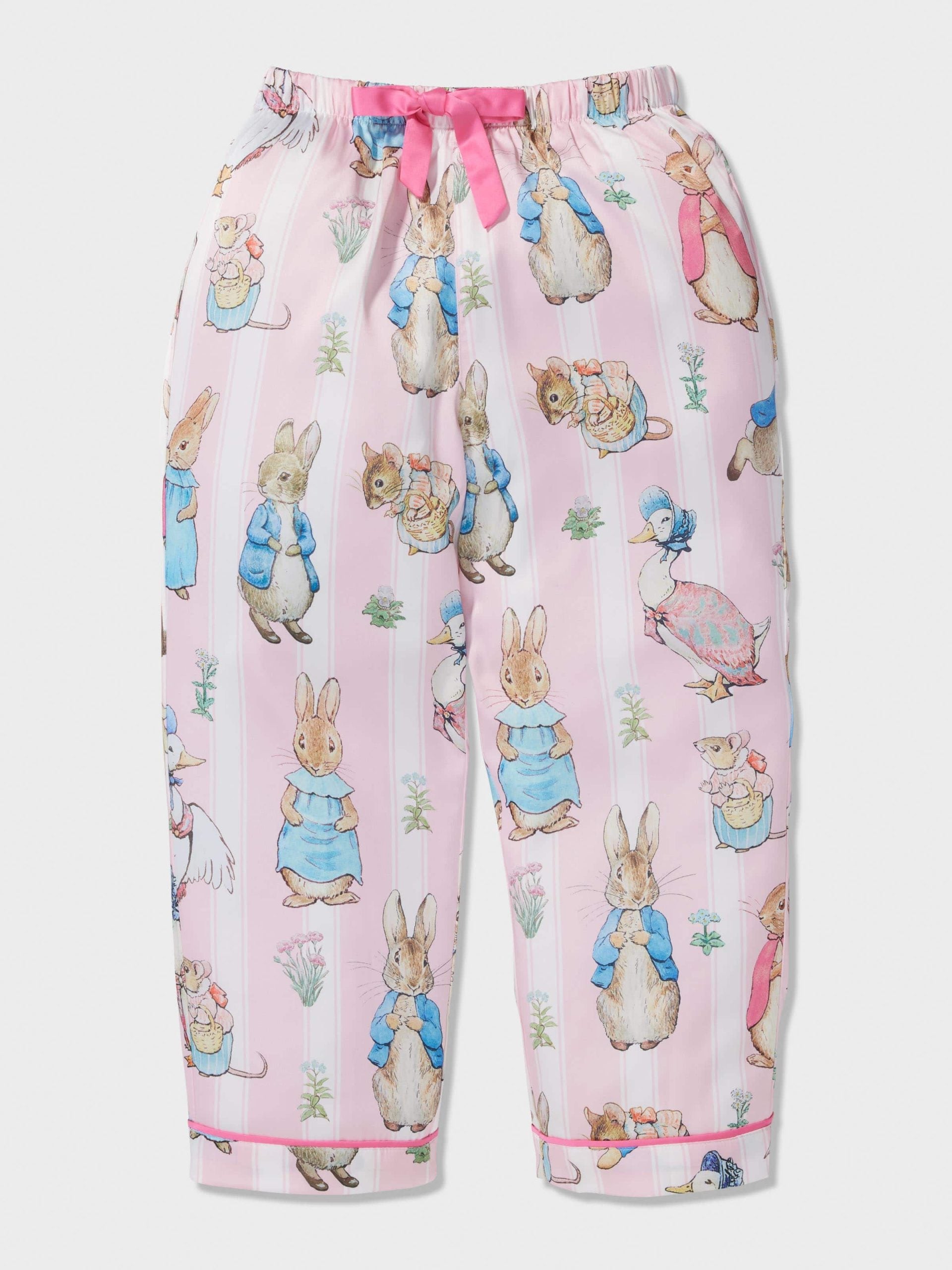 Girls Peter Rabbit Classic Satin Pj Set multi image 3