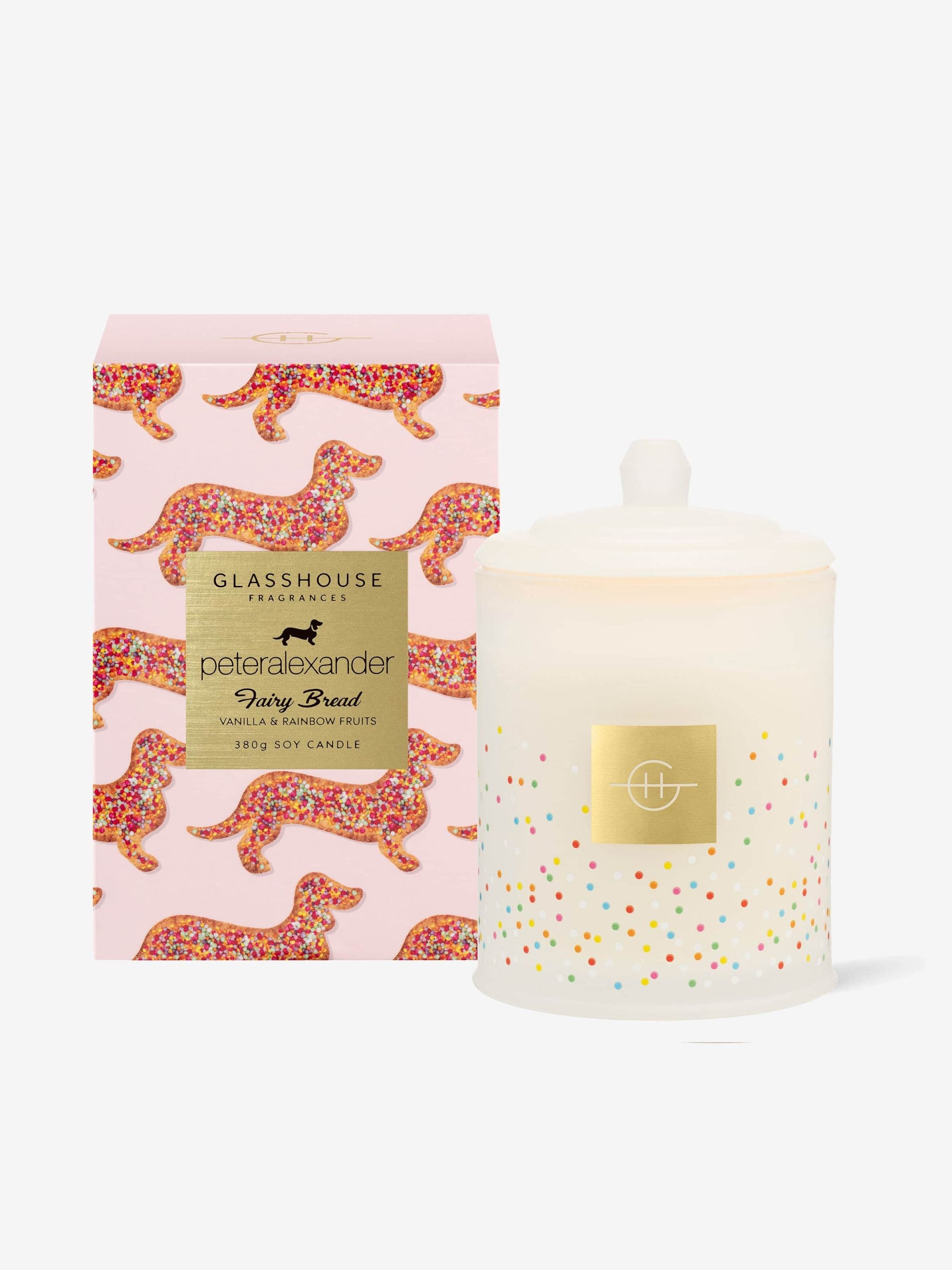 Glasshouse Fragrances Fairy Bread 380G Candle multi image 0