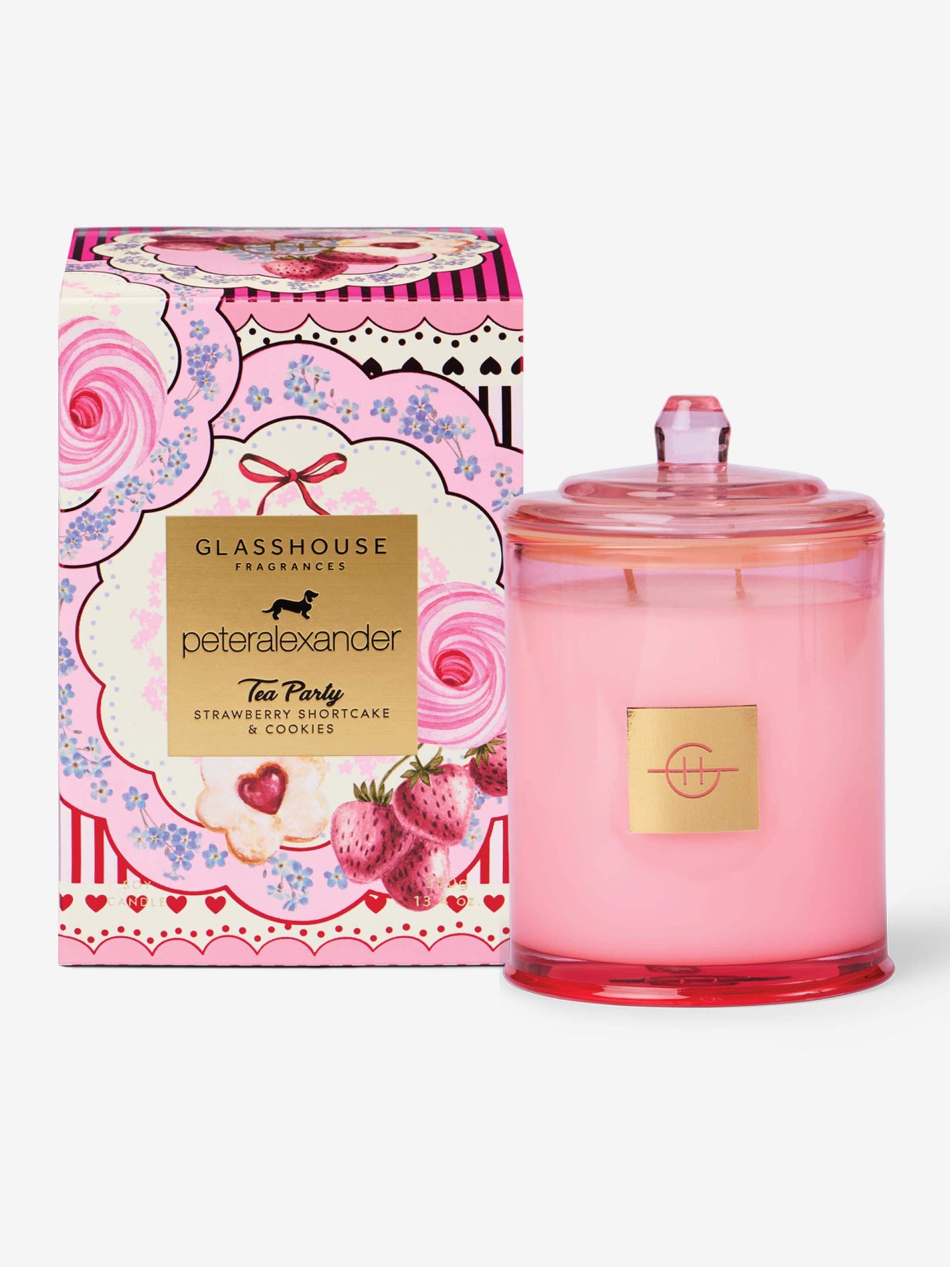 Glasshouse Fragrances Limited Edition Tea Party 380G Candle multi image 0
