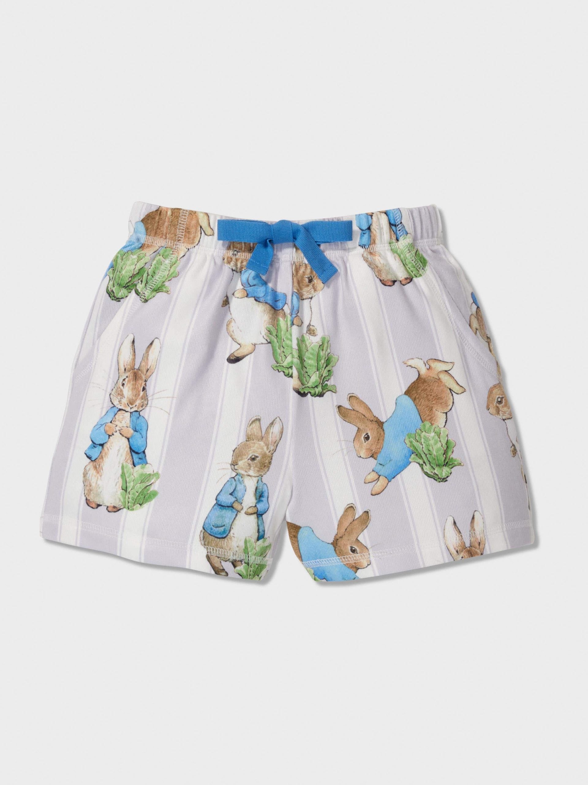 Jnr Boys Peter Rabbit Plush Shortie Pj Set multi image 1