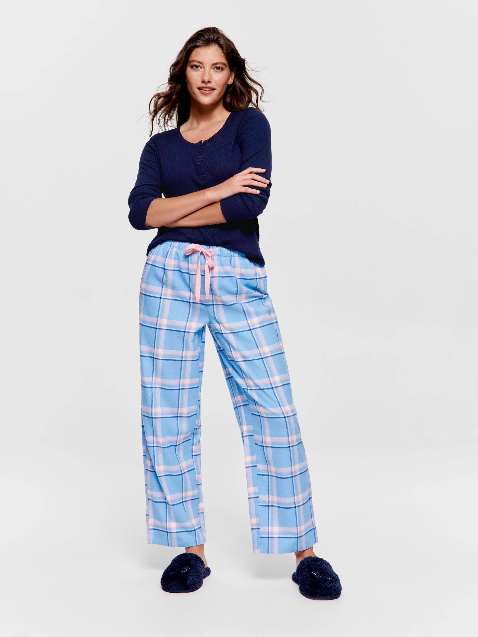 Cornflower Check Classic Flannelette Pj Pant multi image 0