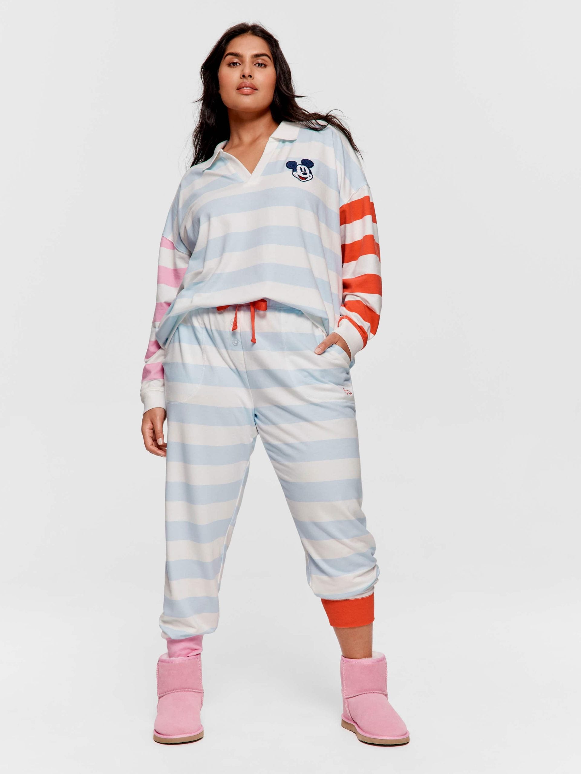 P.A. Plus Pastel Stripe Easy Pj Pant Multi image 2