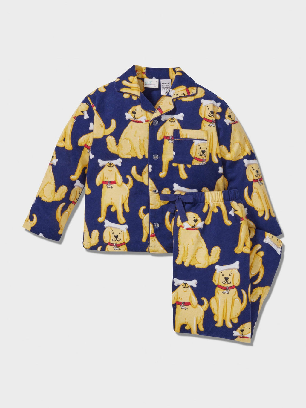 Jnr Boys Golden Retriever Classic Pj Set multi image 2