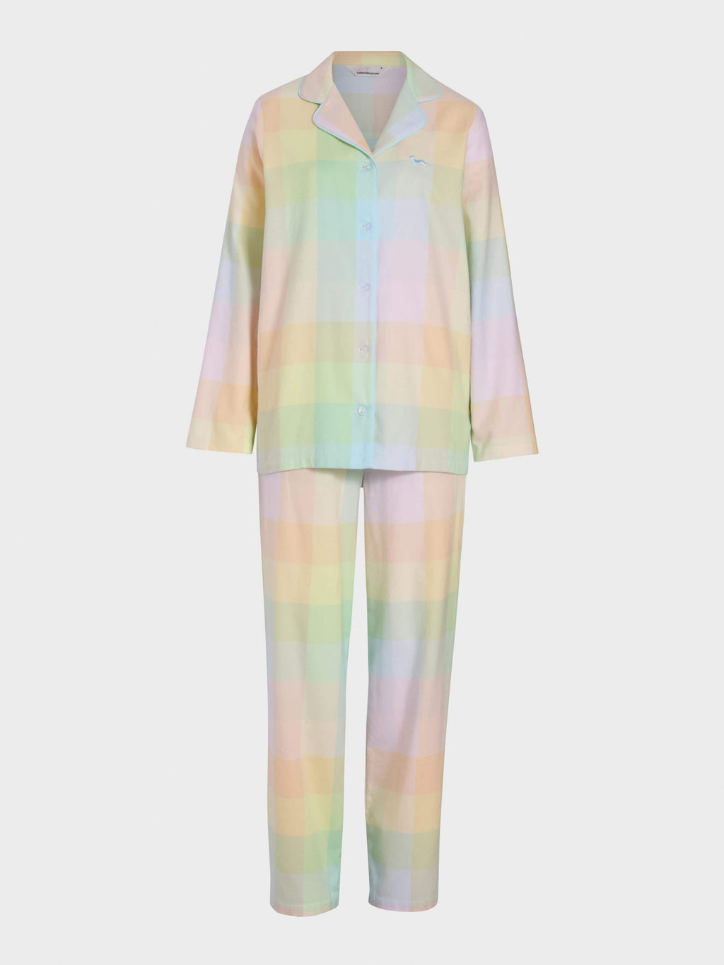 Rainbow Check Classic Flannelette Pj Set multi image 4