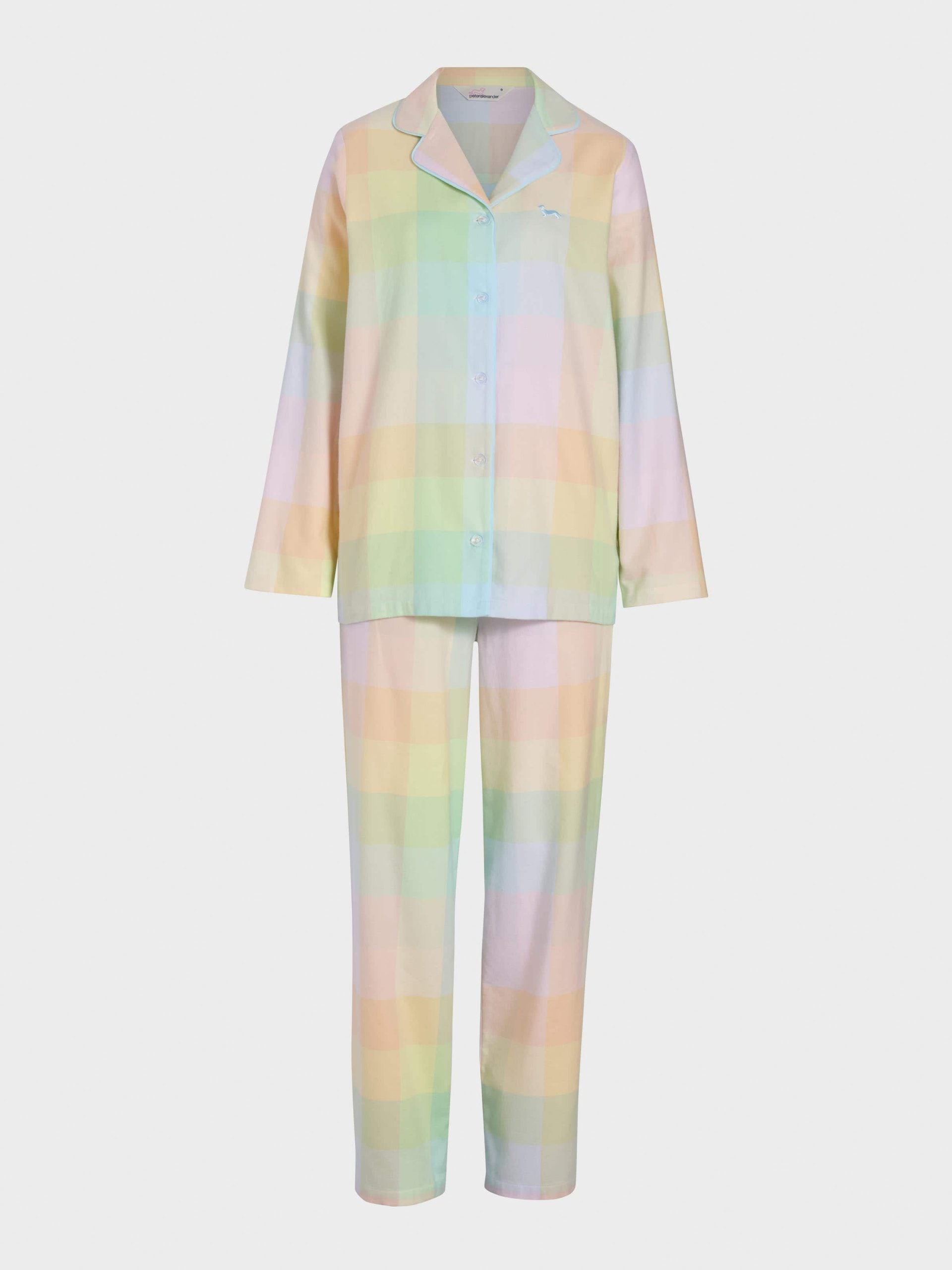 Rainbow Check Classic Flannelette Pj Set multi image 4