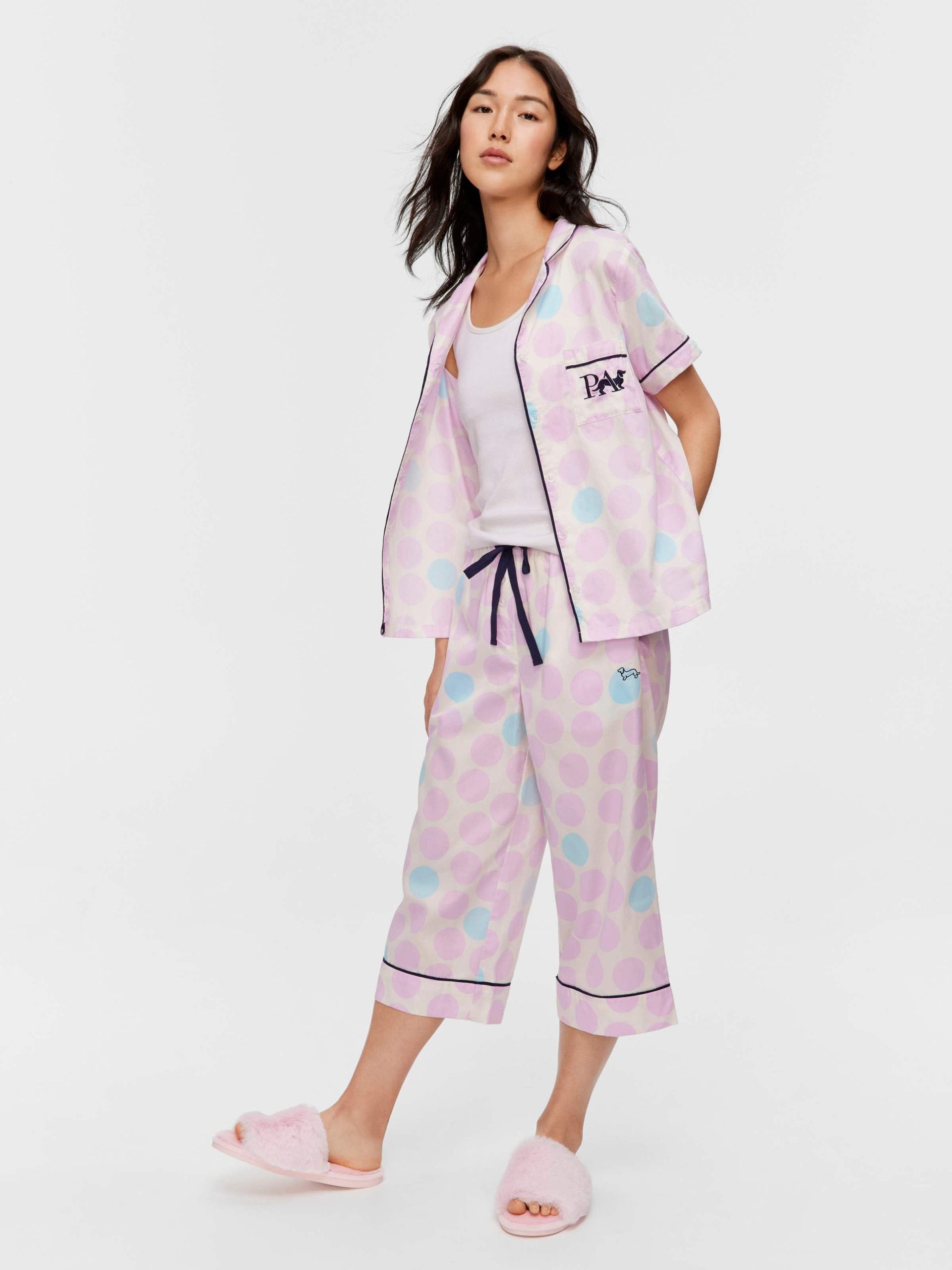 Lilac Multi Spot 3/4 Pj Pant multi image 0