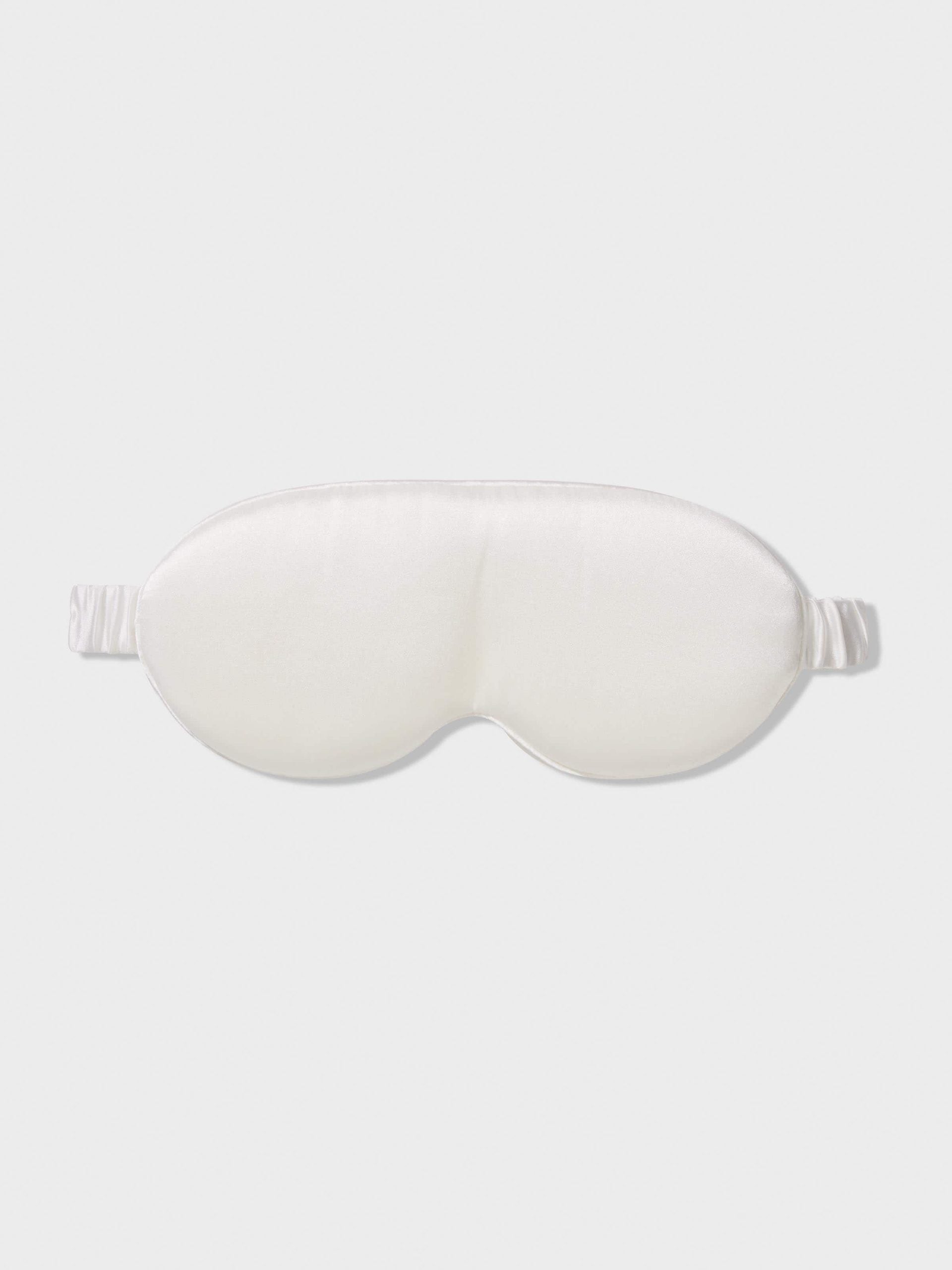 White Mulberry Silk Contour Eye Mask white image 3