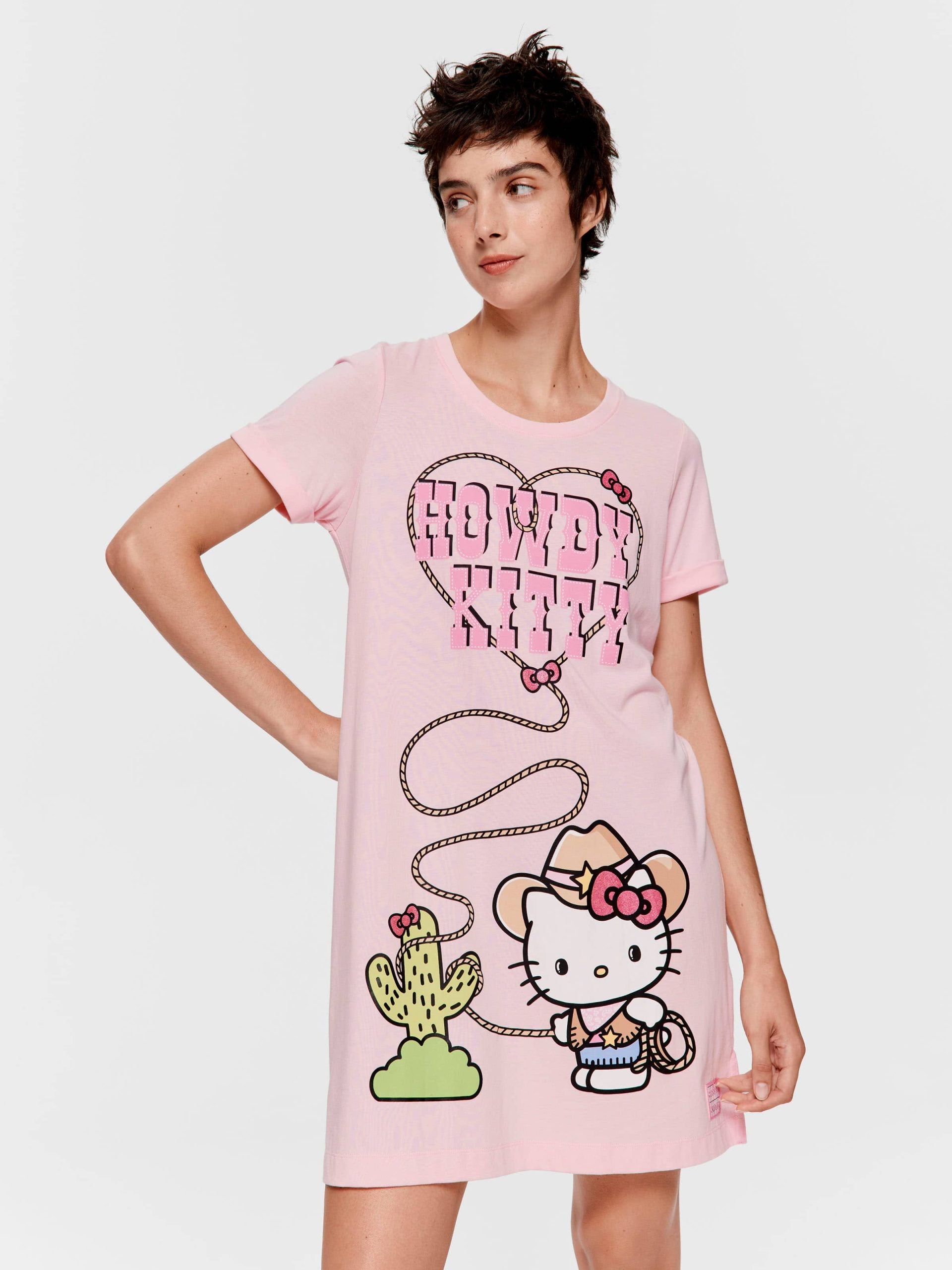 Howdy Hello Kitty Sleep Tee Multi image 2
