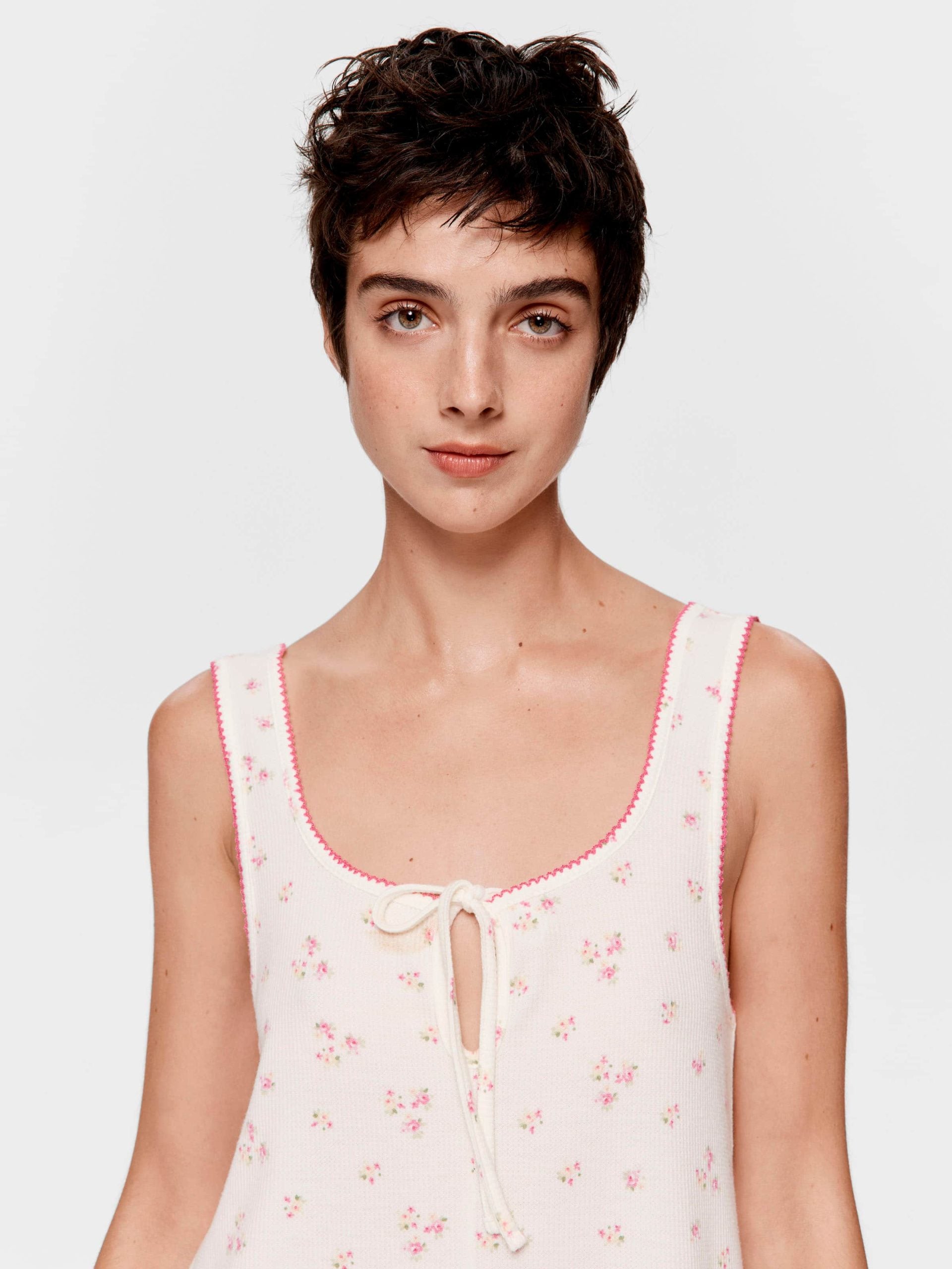 Brushed Waffle Playsuit Multi image 1
