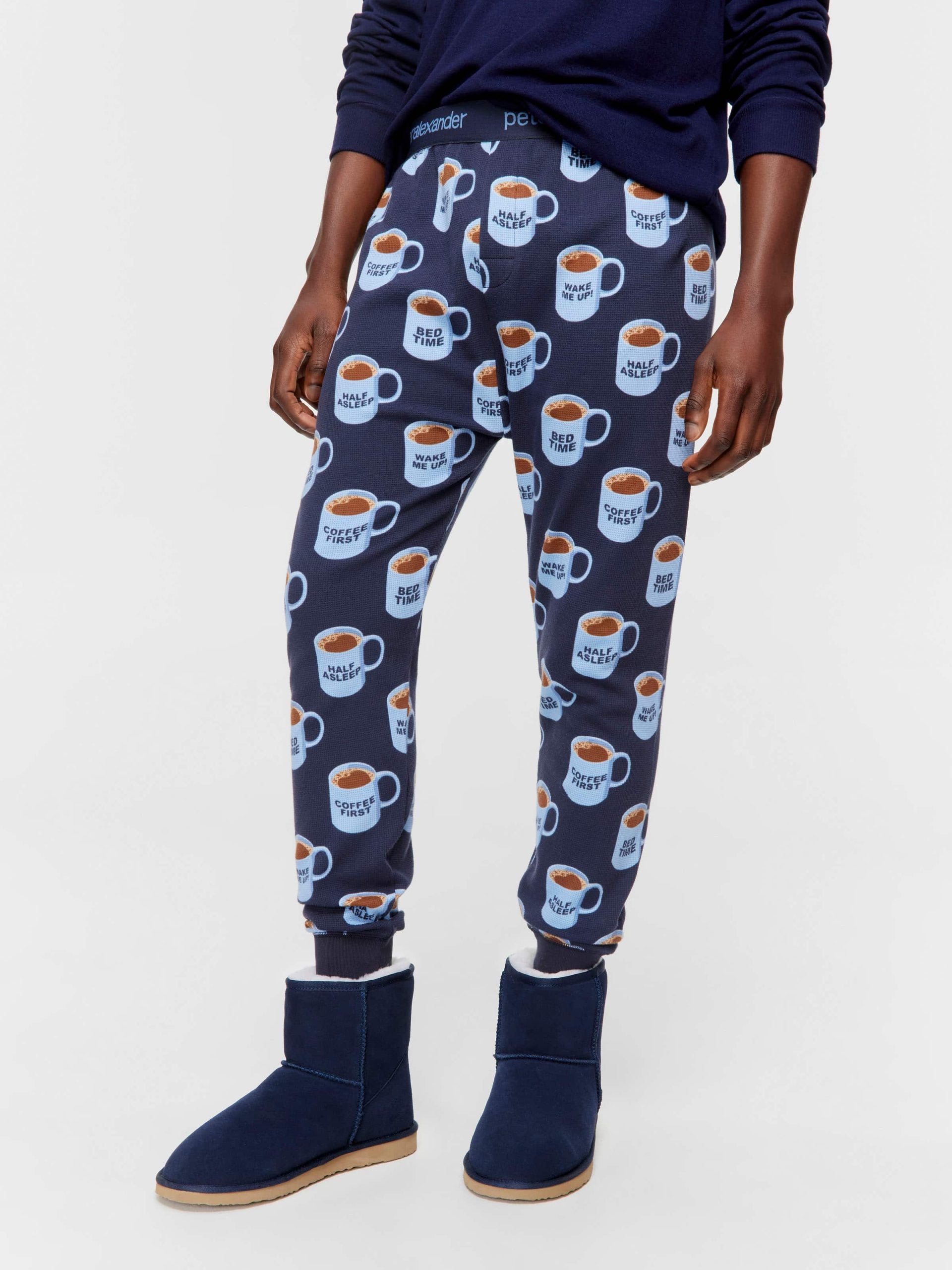 Coffee First Long John Pj Pant multi image 2