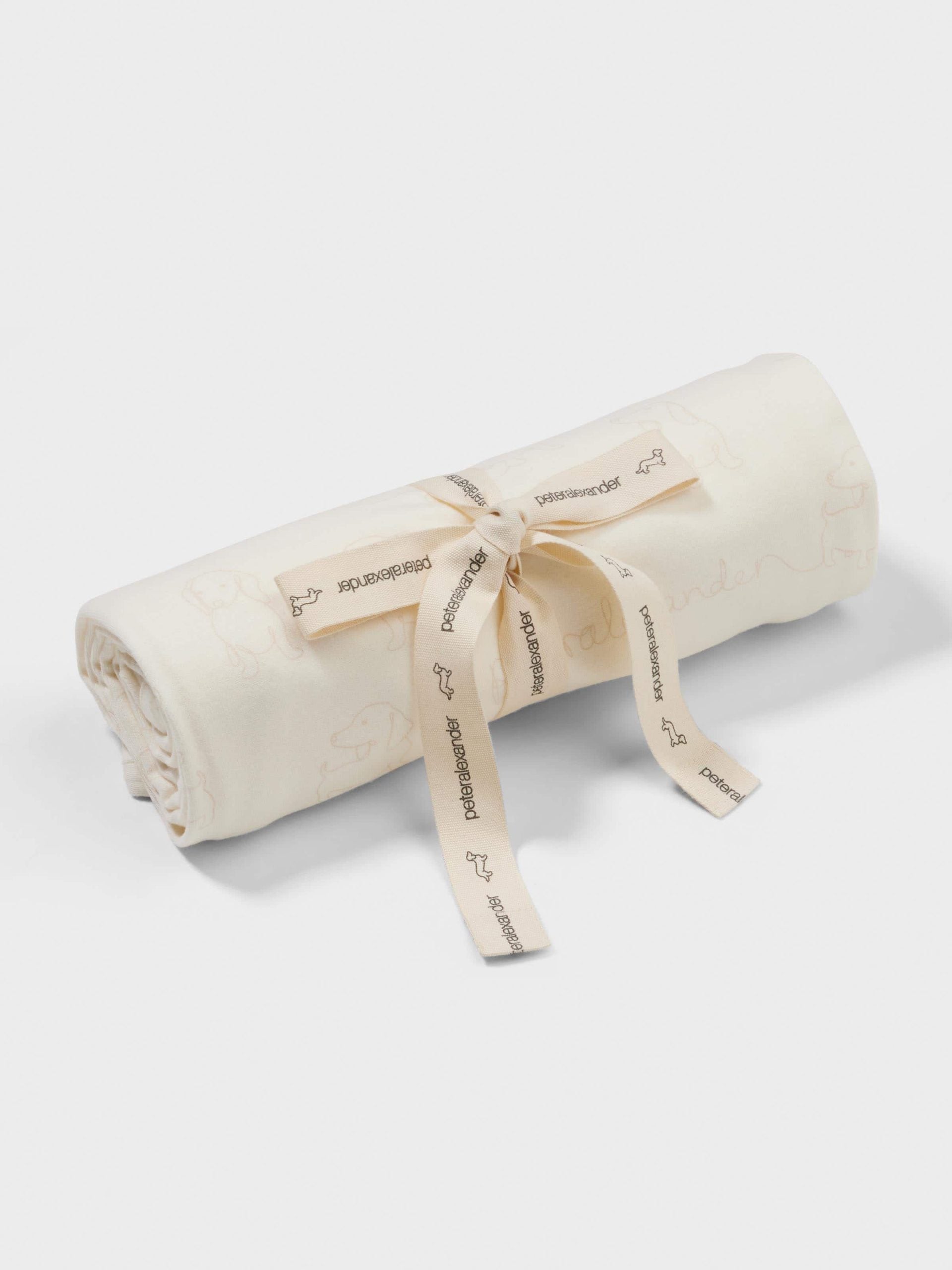 Baby Organic Penny Print Blanket cream image 2