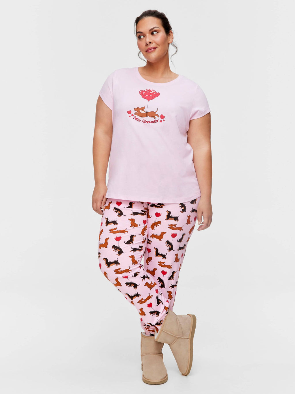 P.A. Plus Valentines Day Penny Tee Pink image 1
