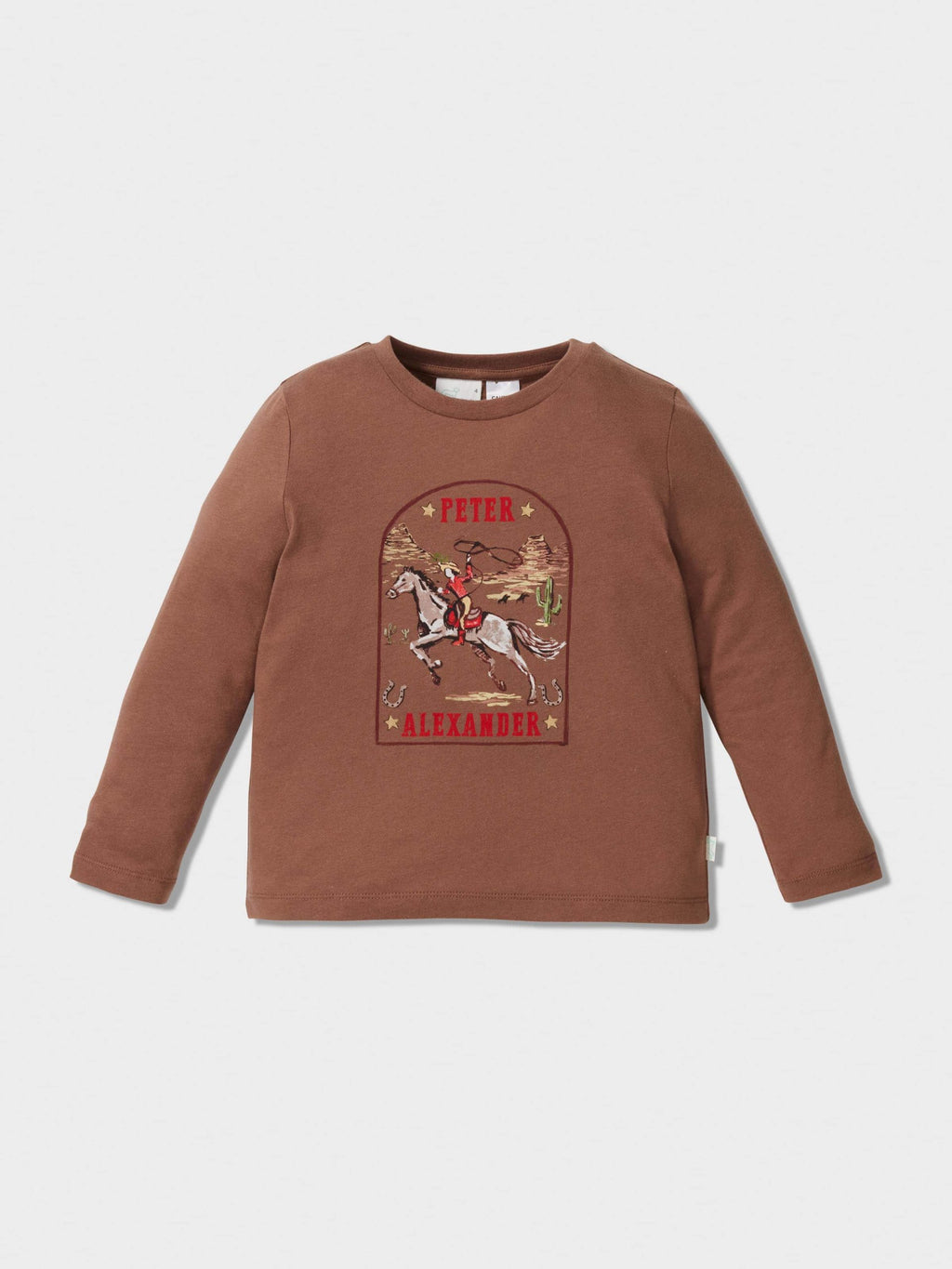 Jnr Boys Western Long Pj Set Multi image 2