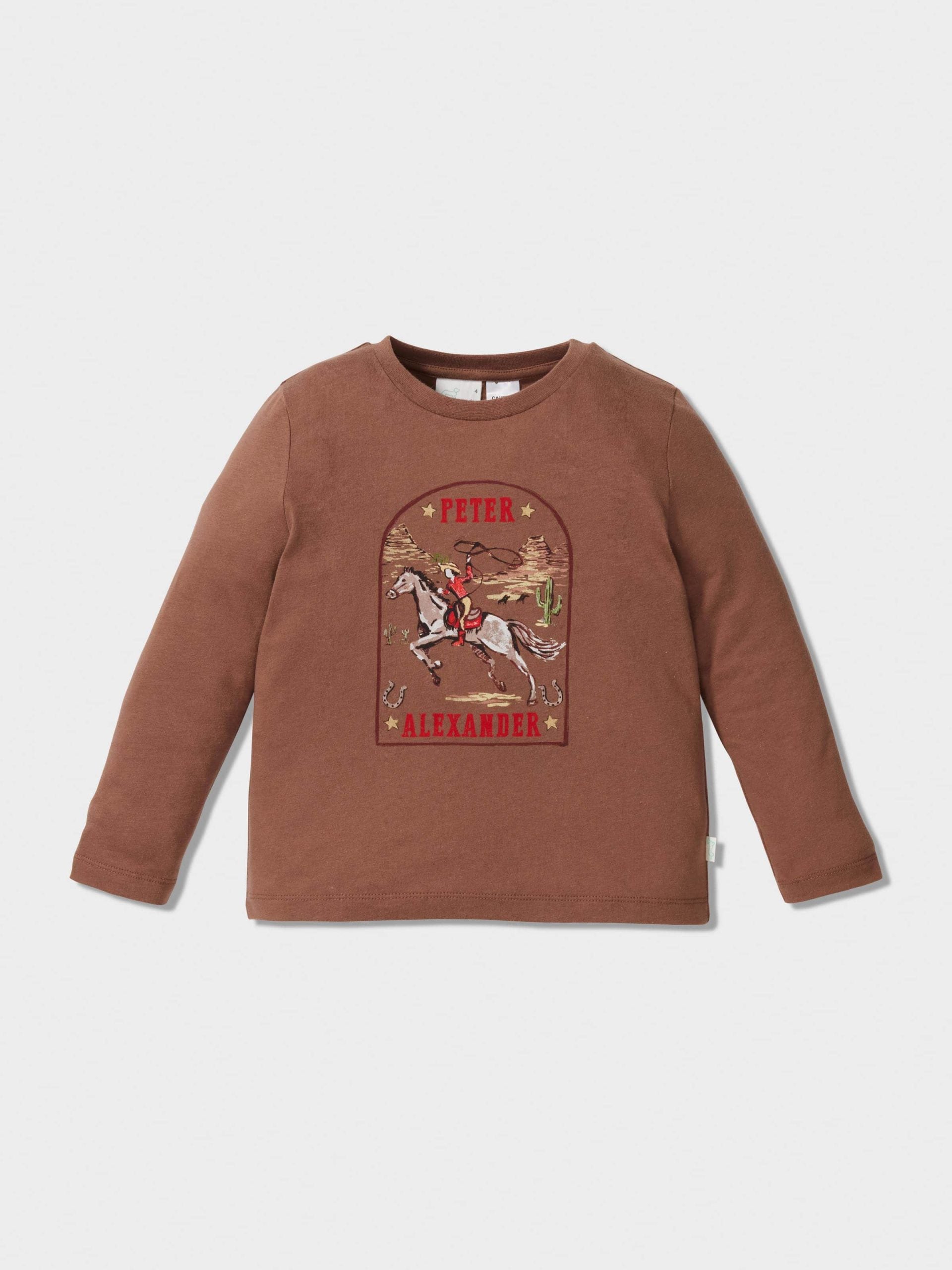 Jnr Boys Western Long Pj Set Multi image 2