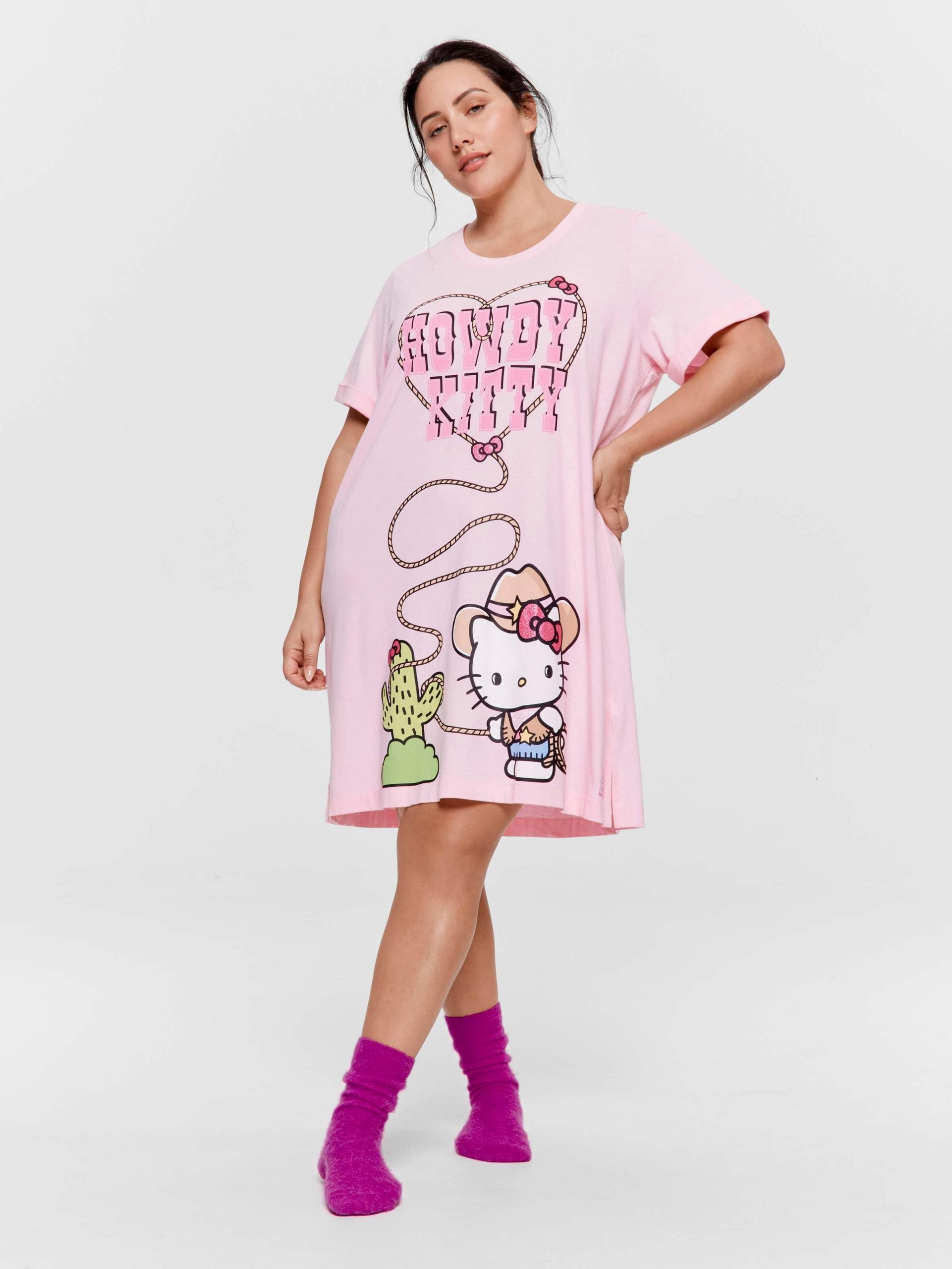 P.A. Plus Howdy Hello Kitty Sleep Tee Multi image 1