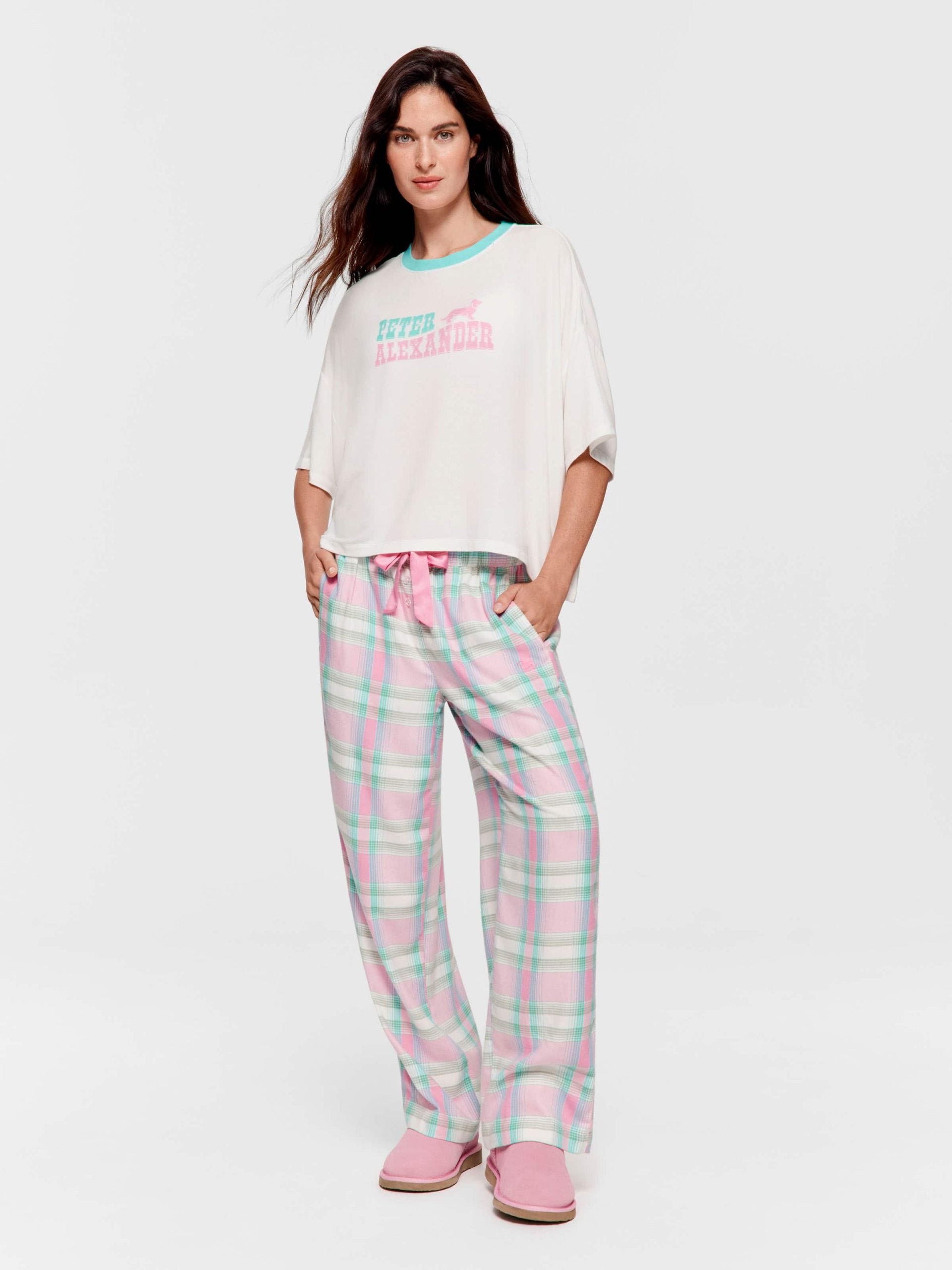 Peter Alexander Western Oversized Tee Cream image 0
