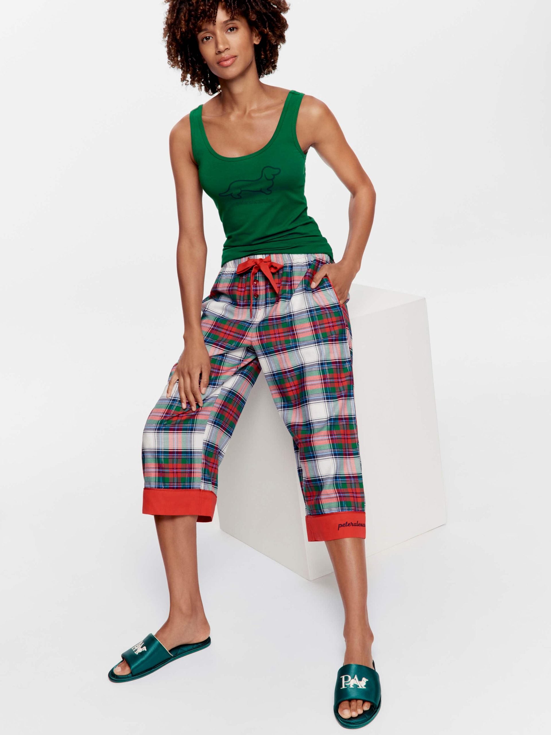 Tartan 3/4 Pj Pant multi image 1