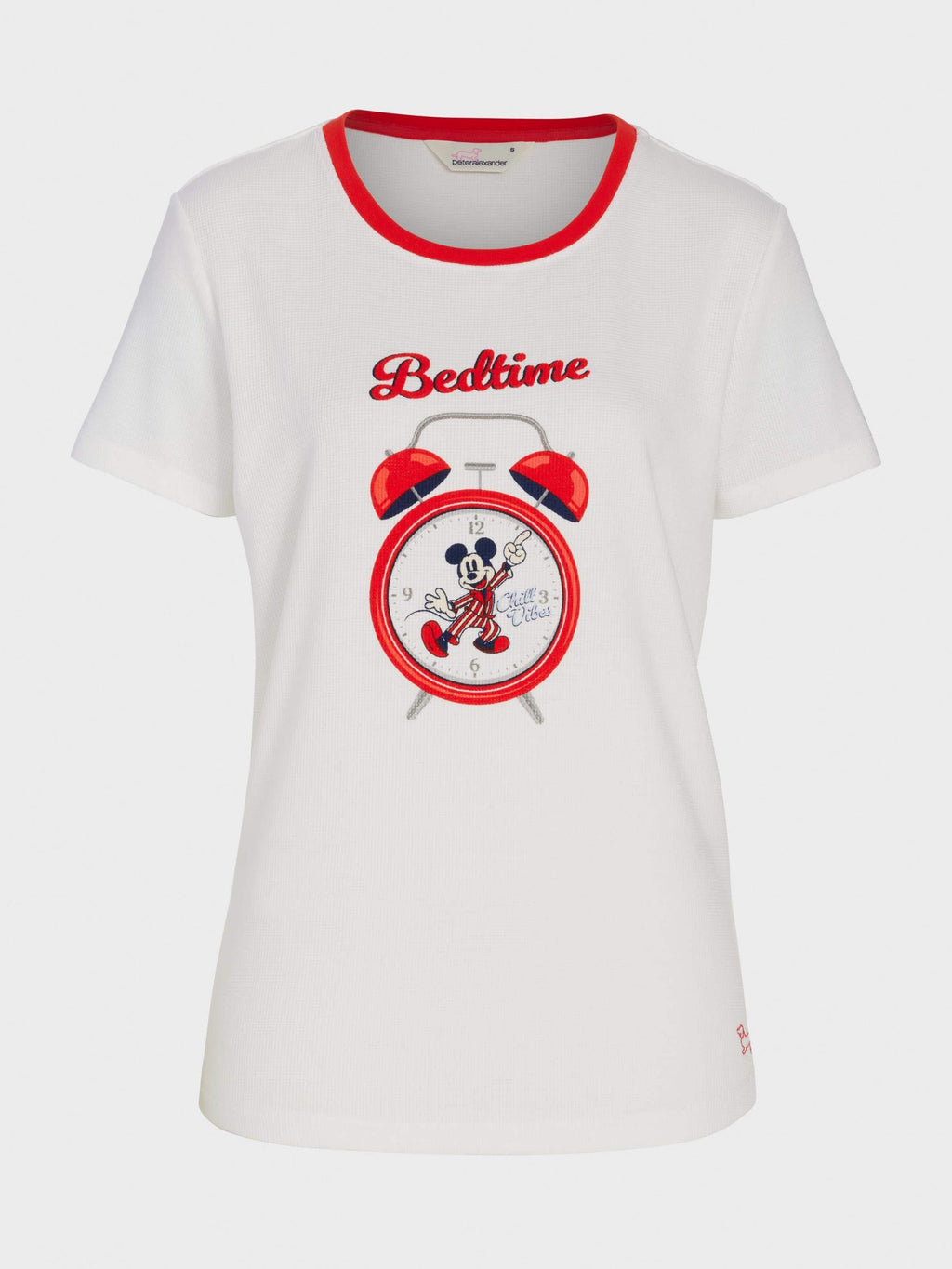 Wake Up Mickey Mouse Waffle Tee Cream image 3