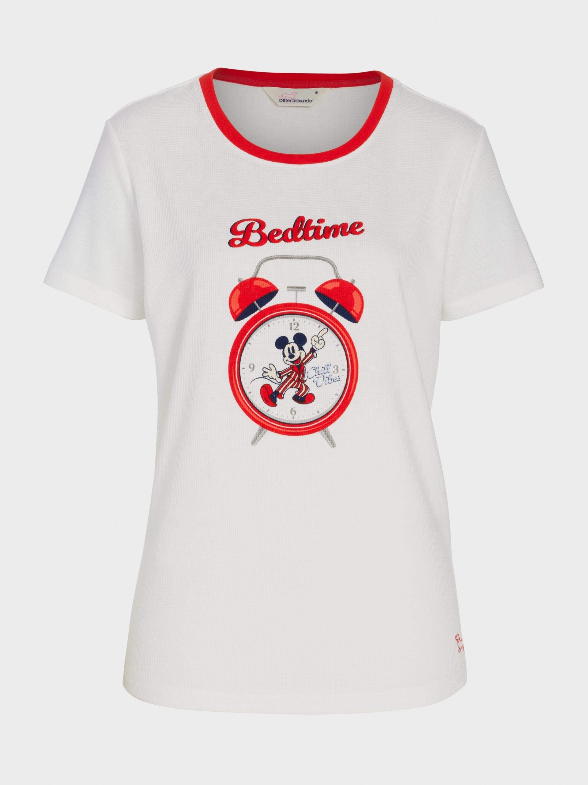 Wake Up Mickey Mouse Waffle Tee Cream image 3