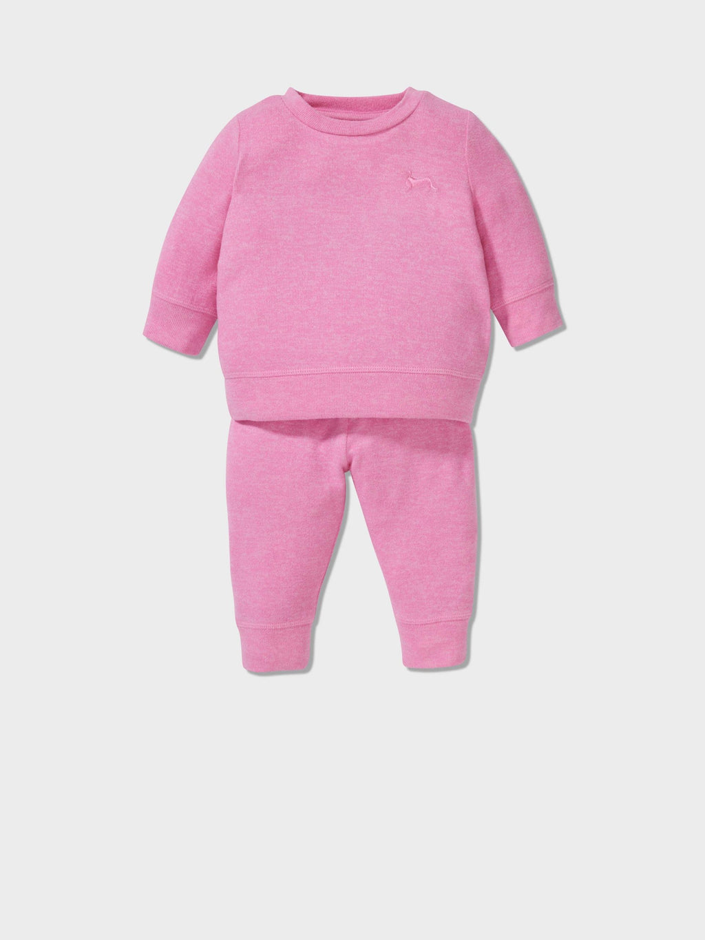 Baby Fuzzy Magenta Pj Set hotpink image 0