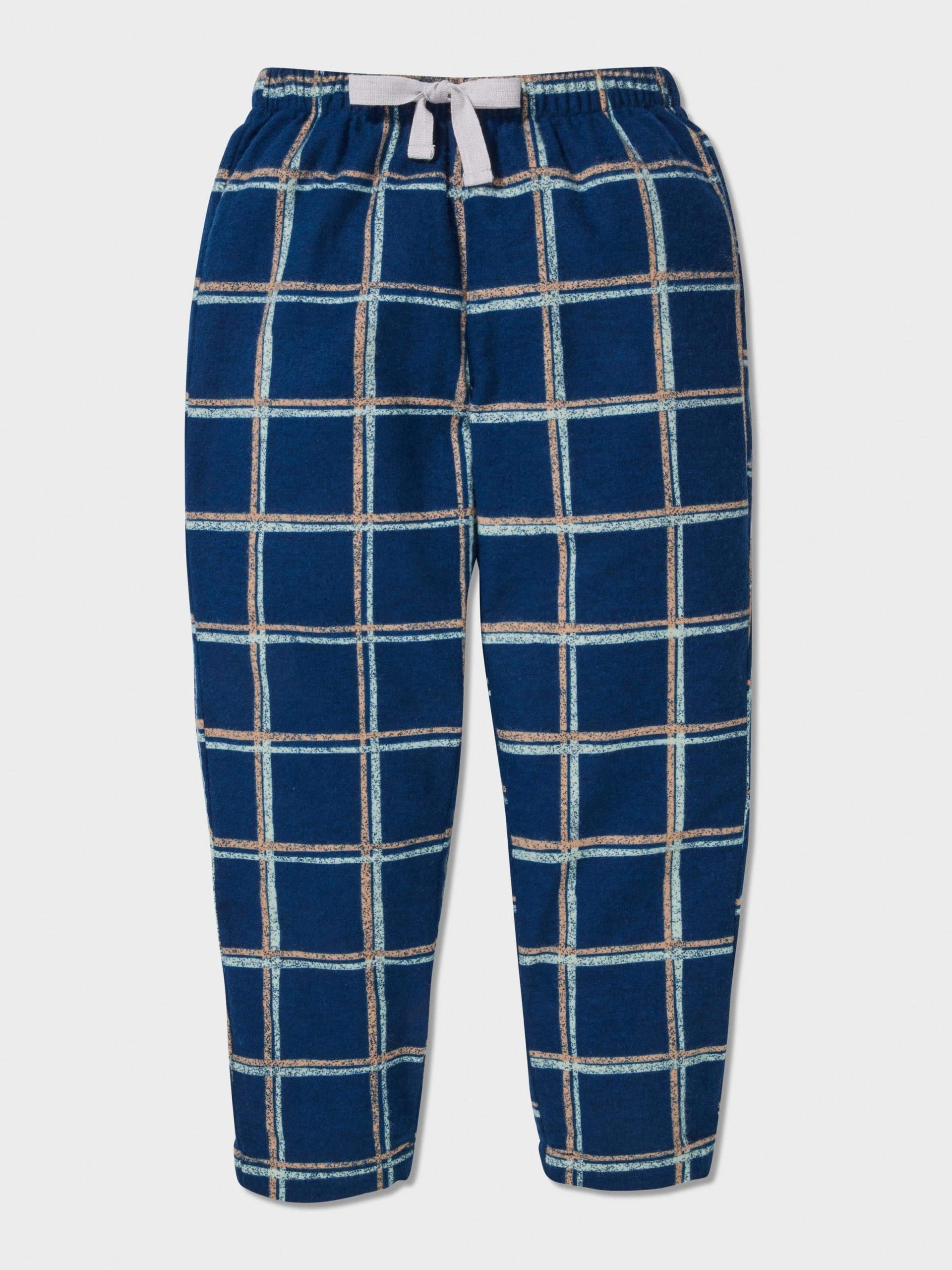 Boys Windowpane Check Pj Set multi image 1