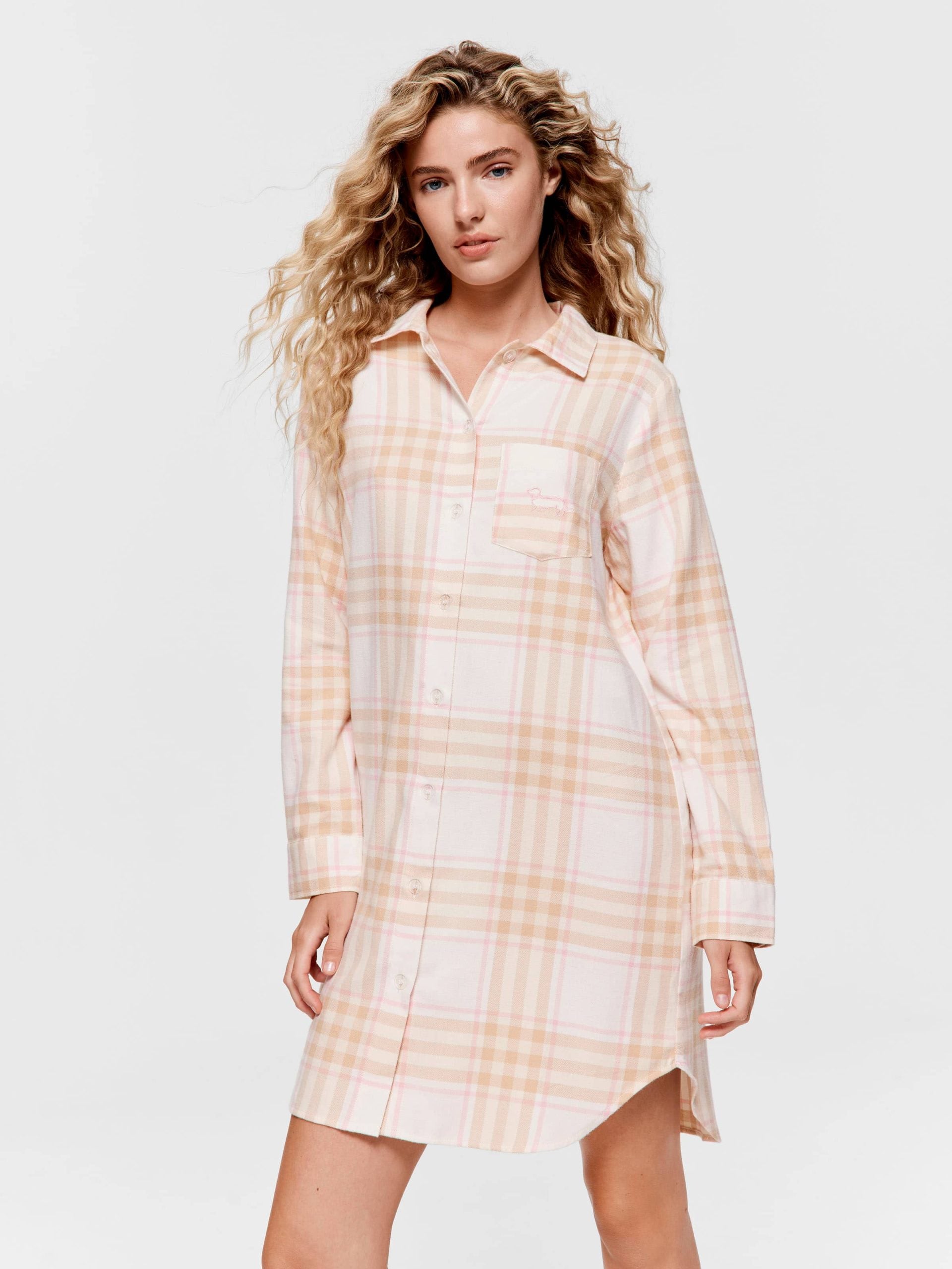 Caramel Classic Flannelette Nightshirt multi image 1