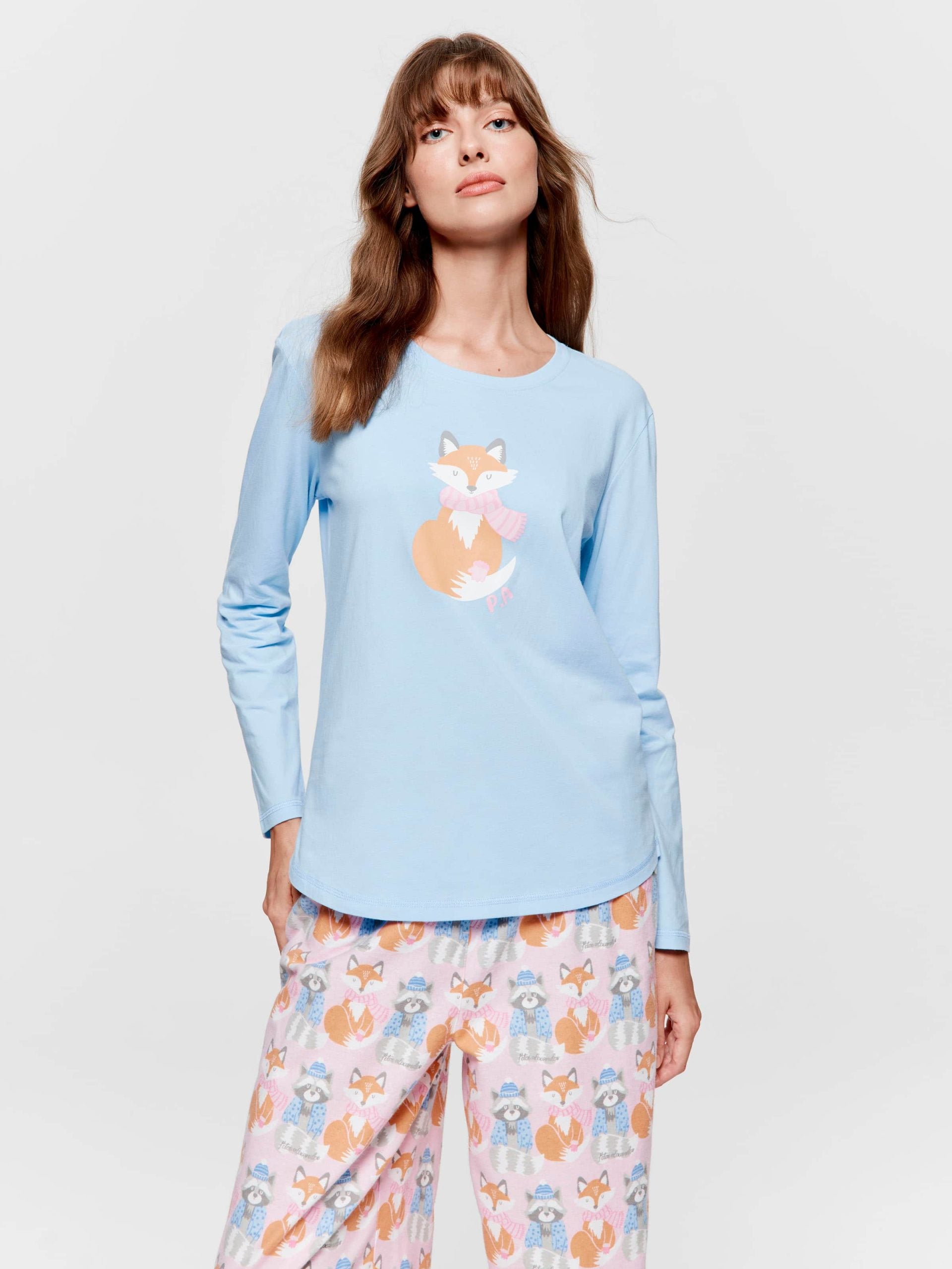 Fox Long Sleeve Top blue image 0