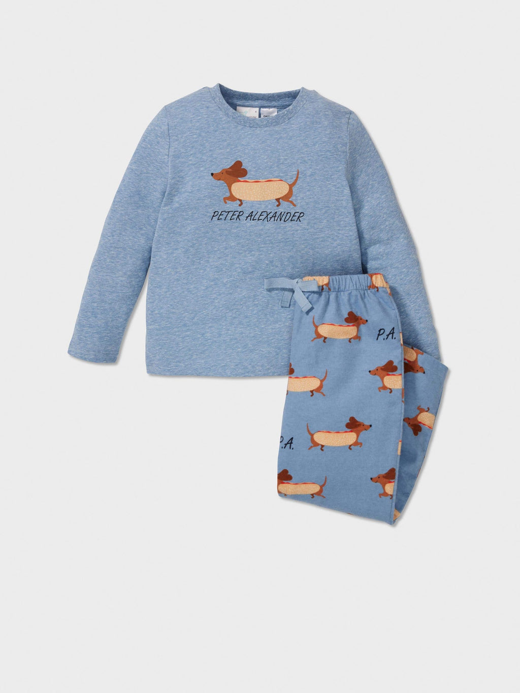 Jnr Boys Hotdog Long Pj Set multi image 0