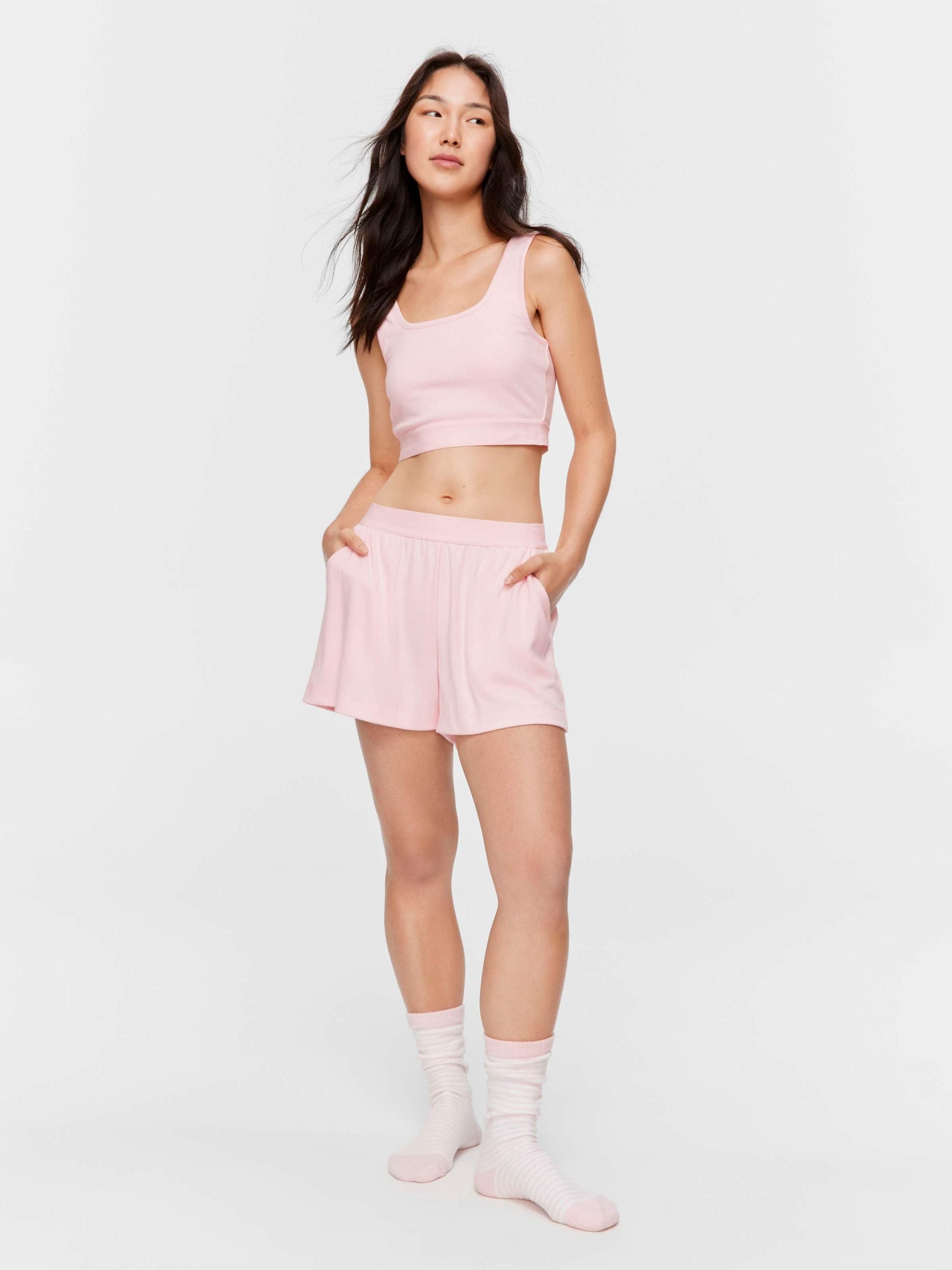 Pink Logo Crop palepink image 2
