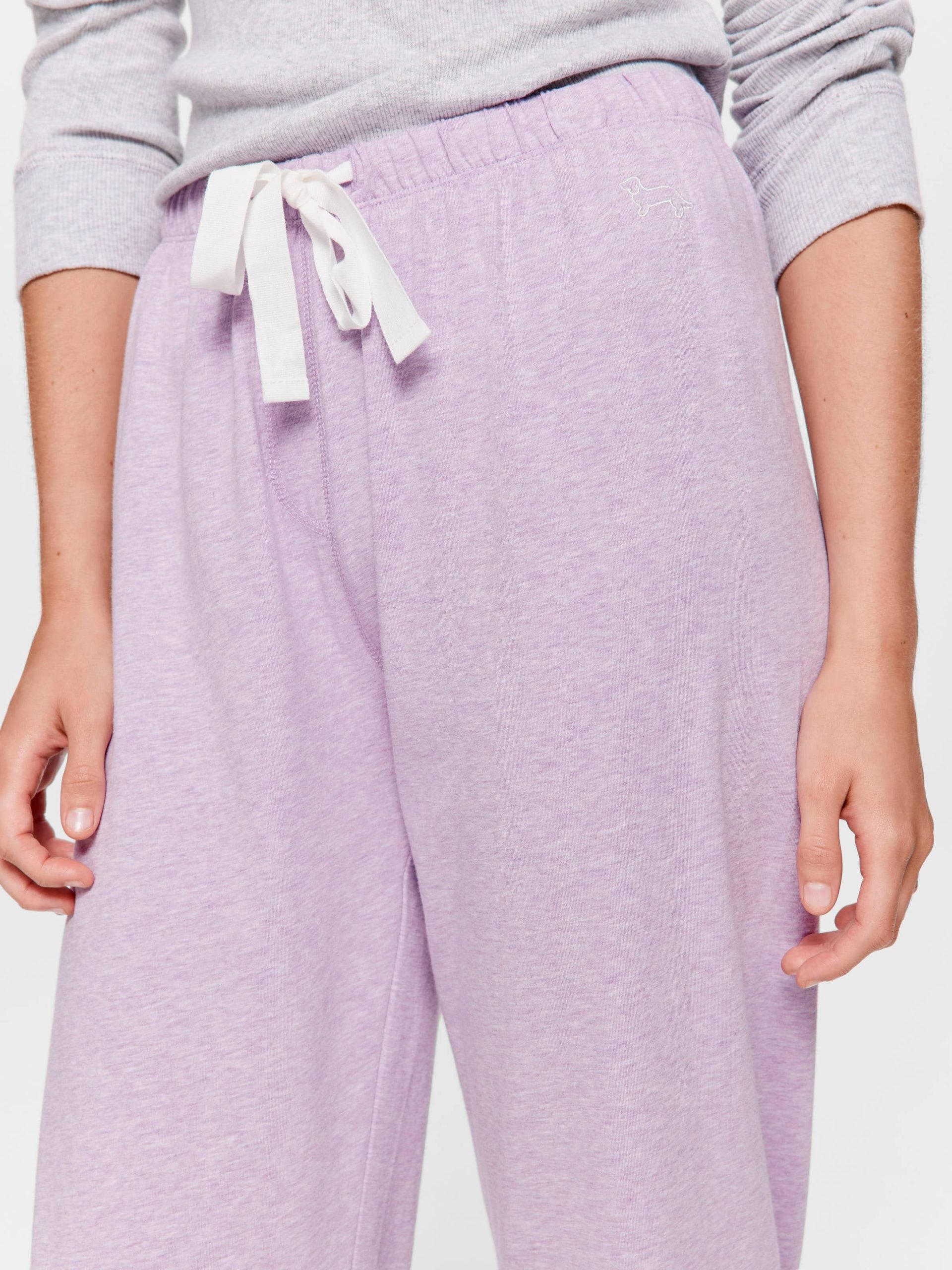 Purple Marle Straight Leg Pj Pant purple image 2
