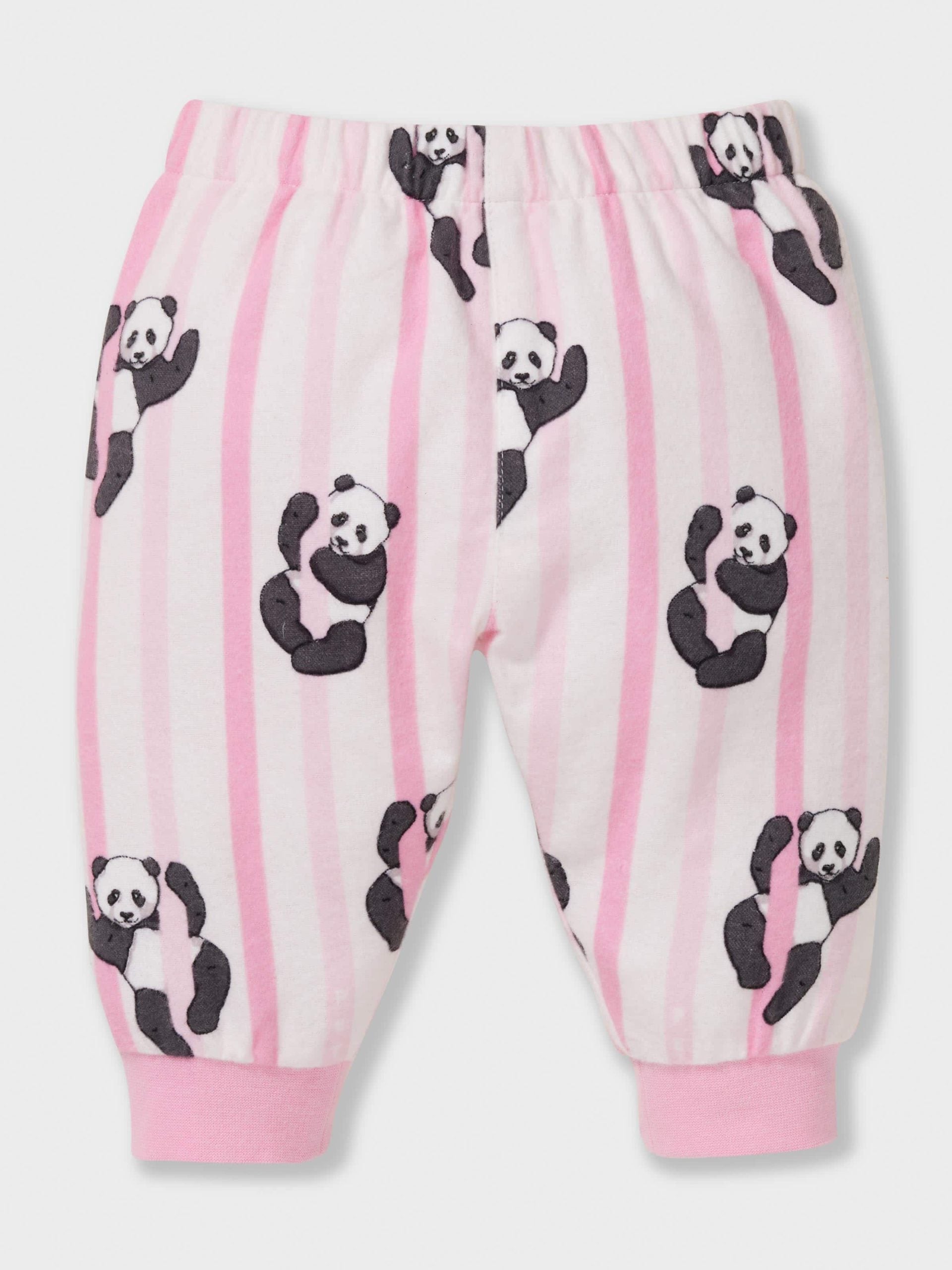 Baby Pink Panda Classic Pj Set multi image 1