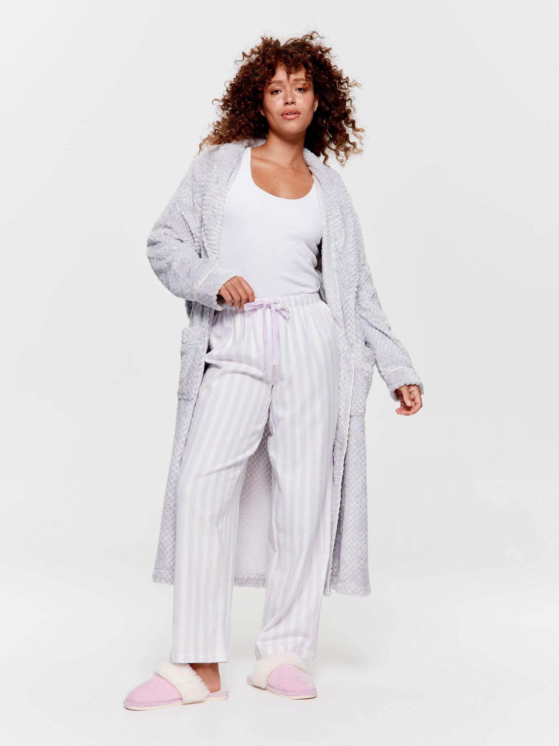Lilac Stripe Classic Flannelette Pj Pant multi image 0