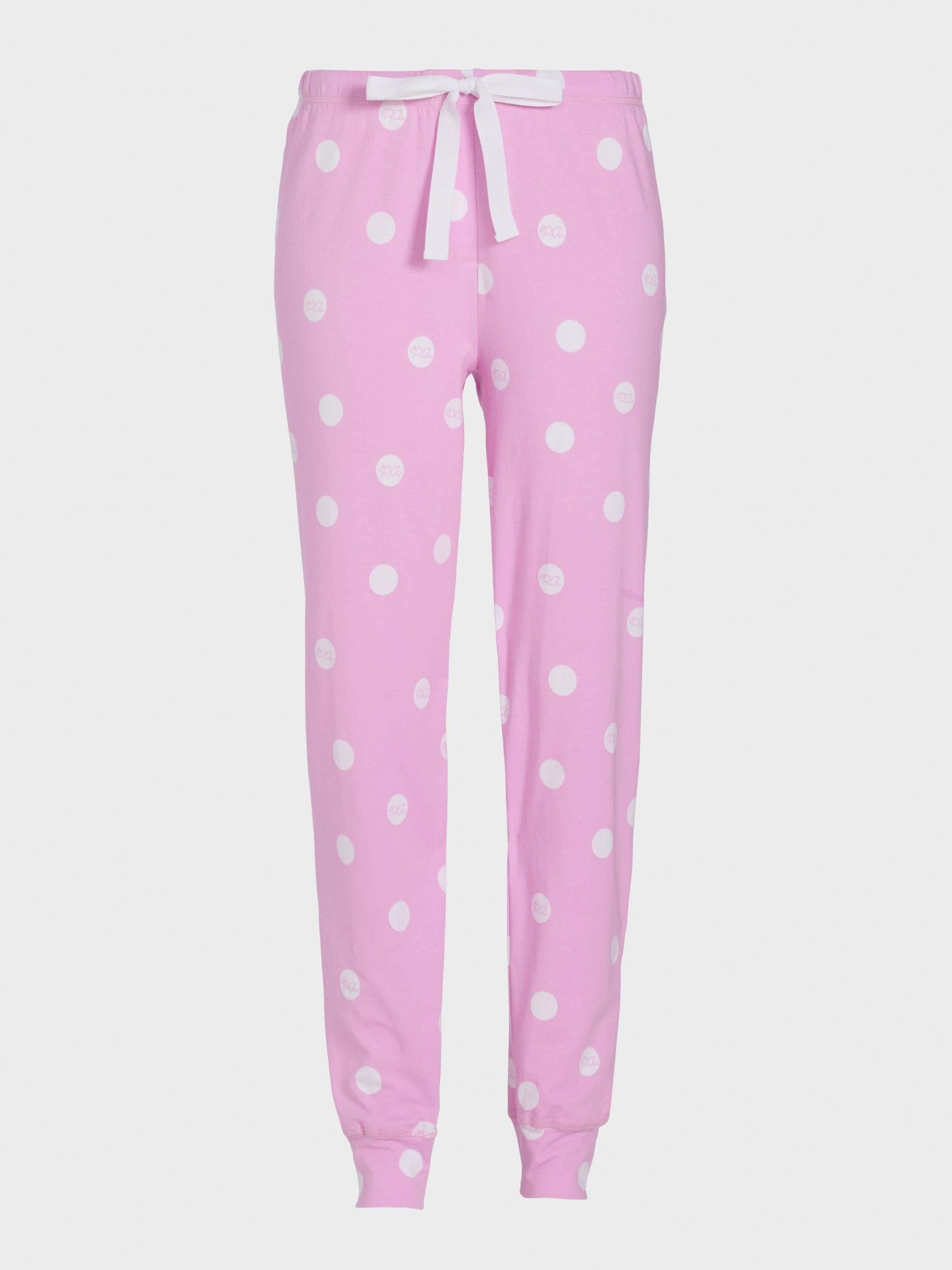 Pink Spotted Easy Pj Pant pink image 3