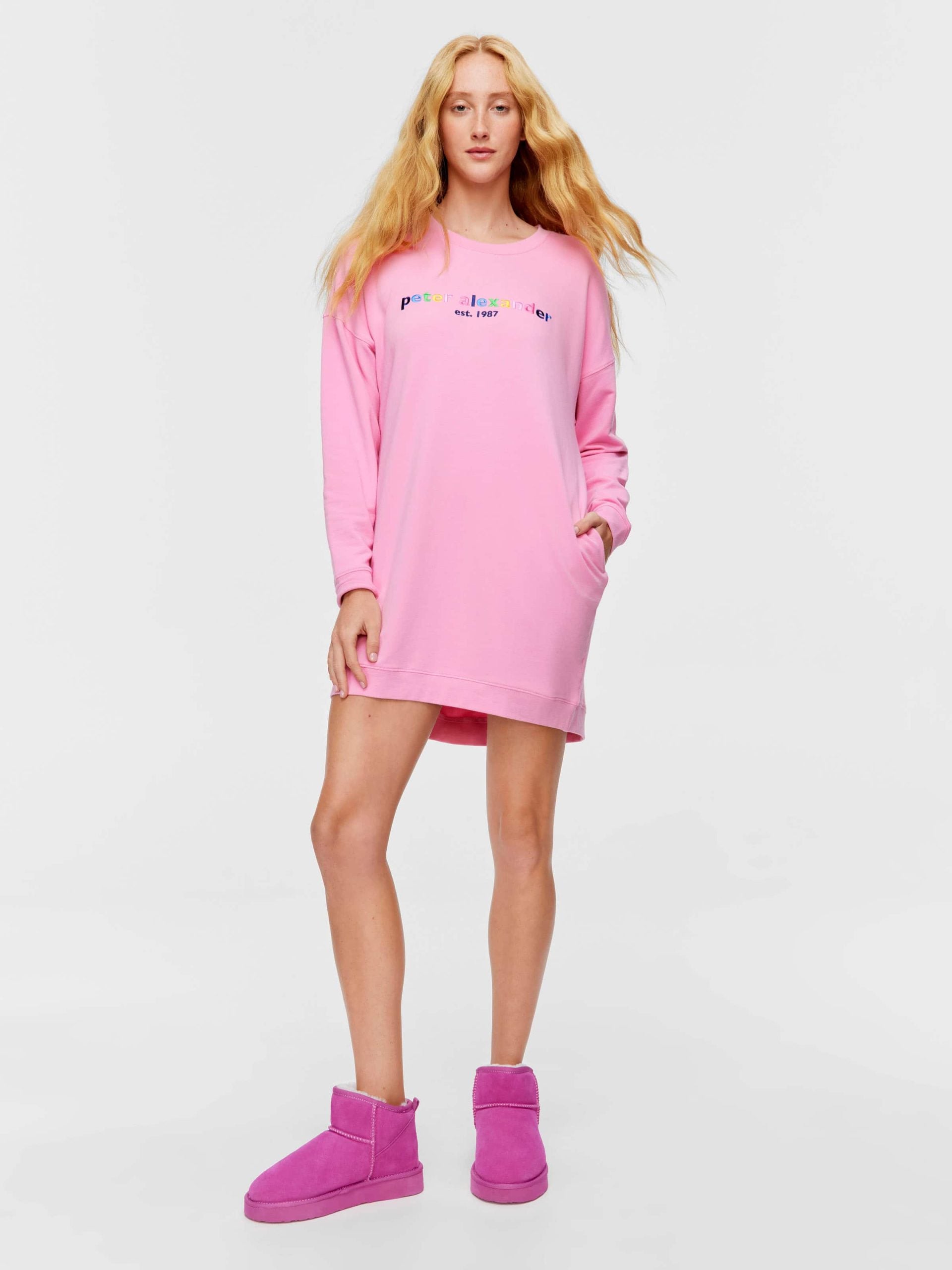 Heritage Sweater Dress pink image 0